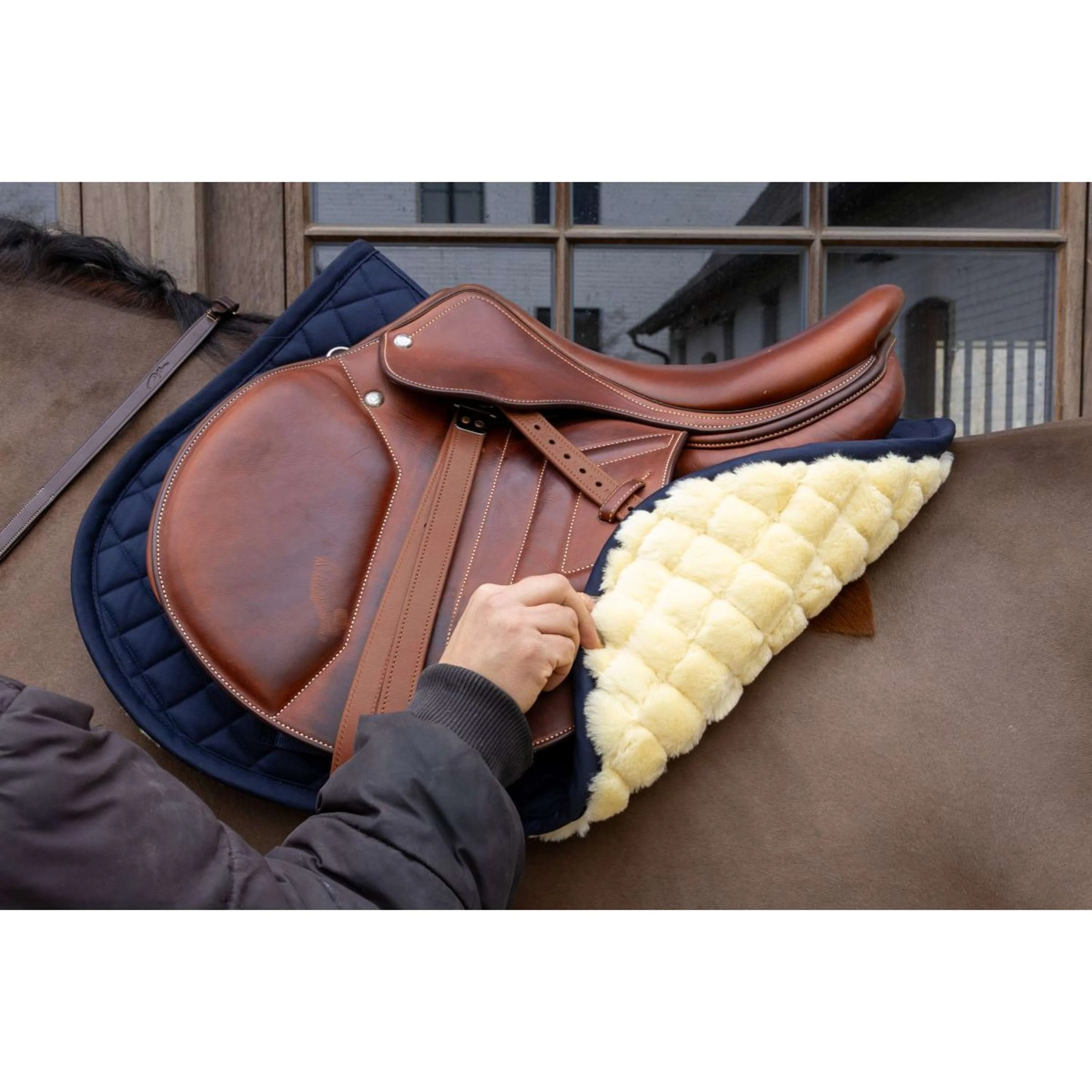 Kentucky Tapis de Selle Skin Friendly Diamond de Saut Marin - Image 4