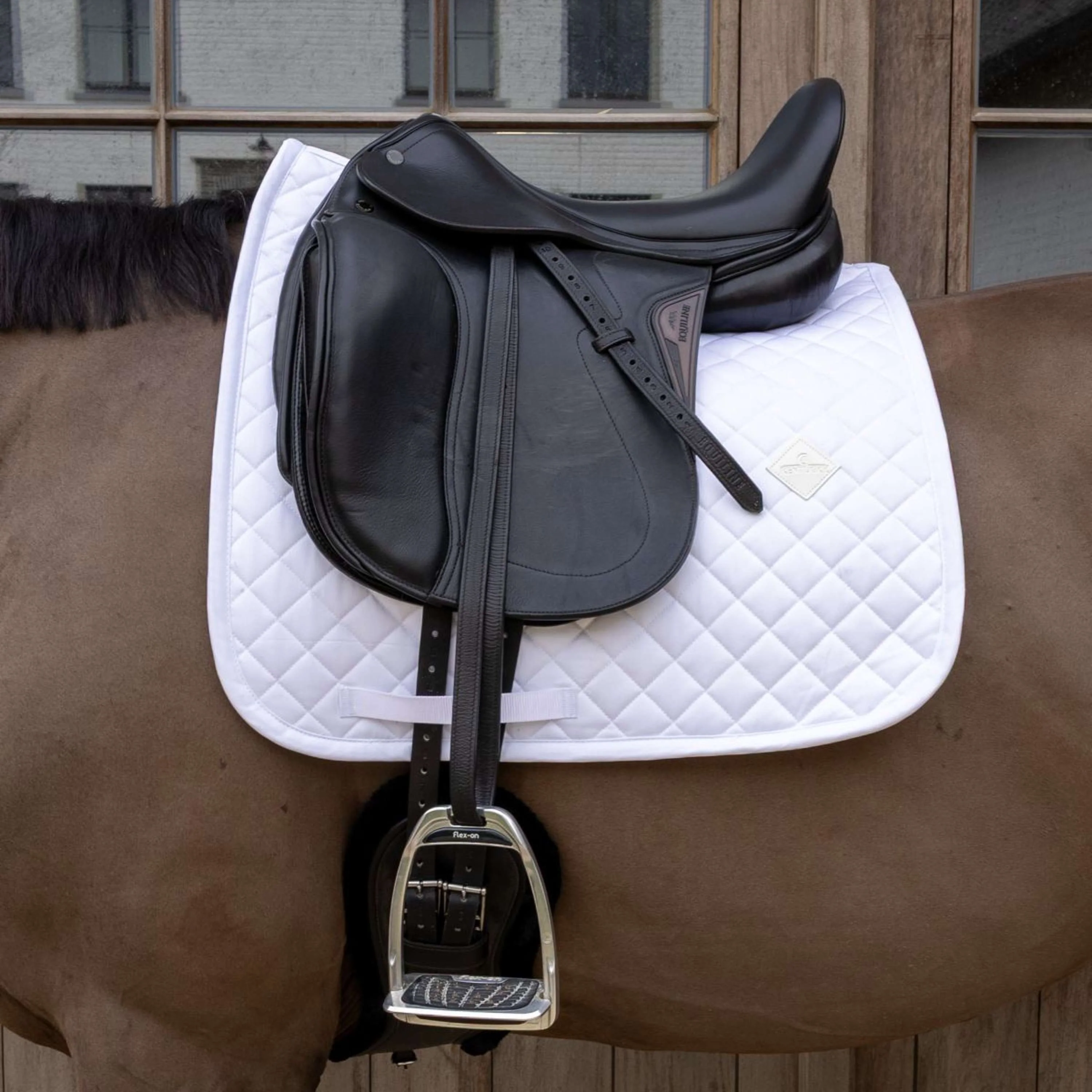 Kentucky Tapis de Selle Skin Friendly Diamond Dressage Blanc - Image 2
