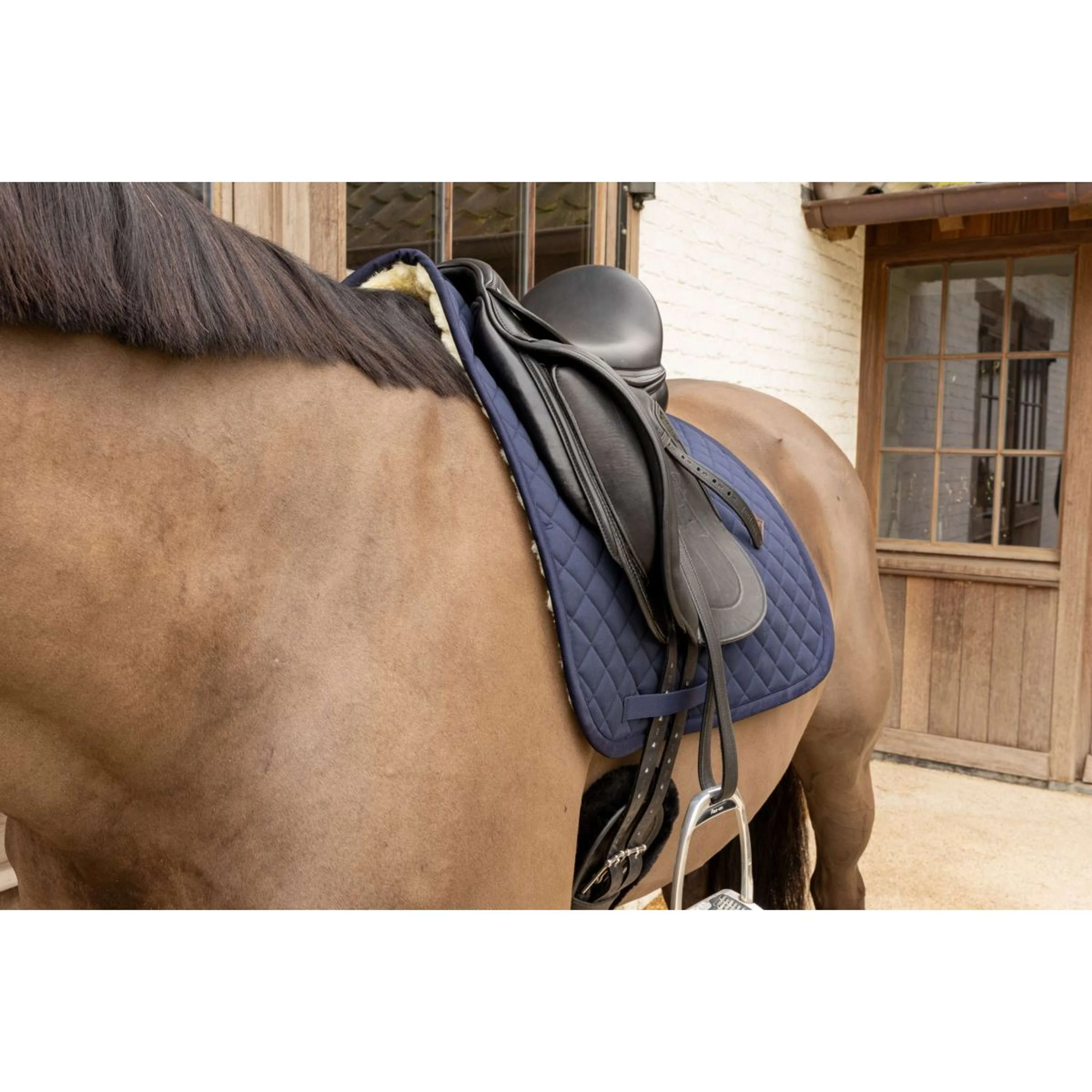Kentucky Tapis de Selle Skin Friendly Diamond Dressage Marin - Image 4