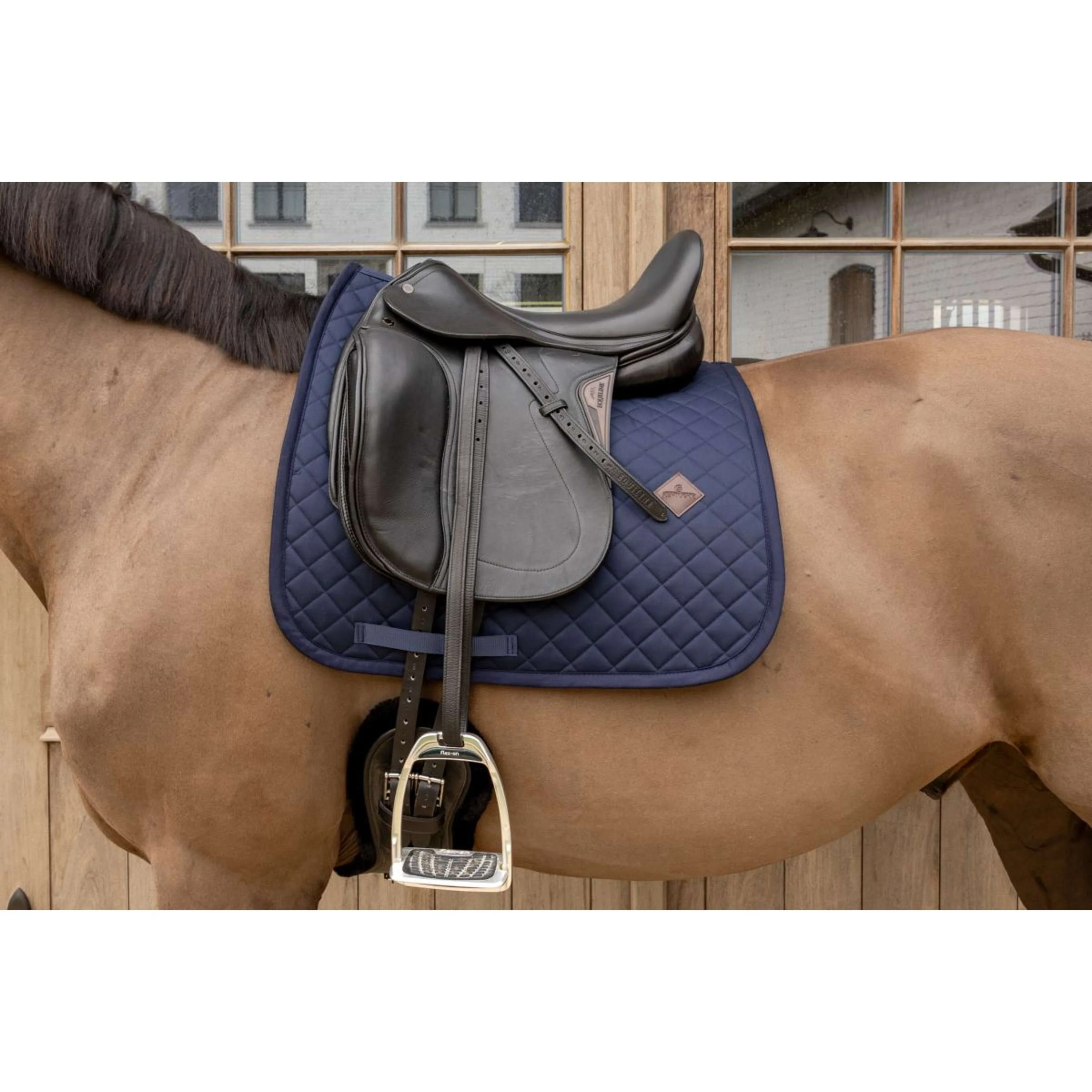 Kentucky Tapis de Selle Skin Friendly Diamond Dressage Marin - Image 6