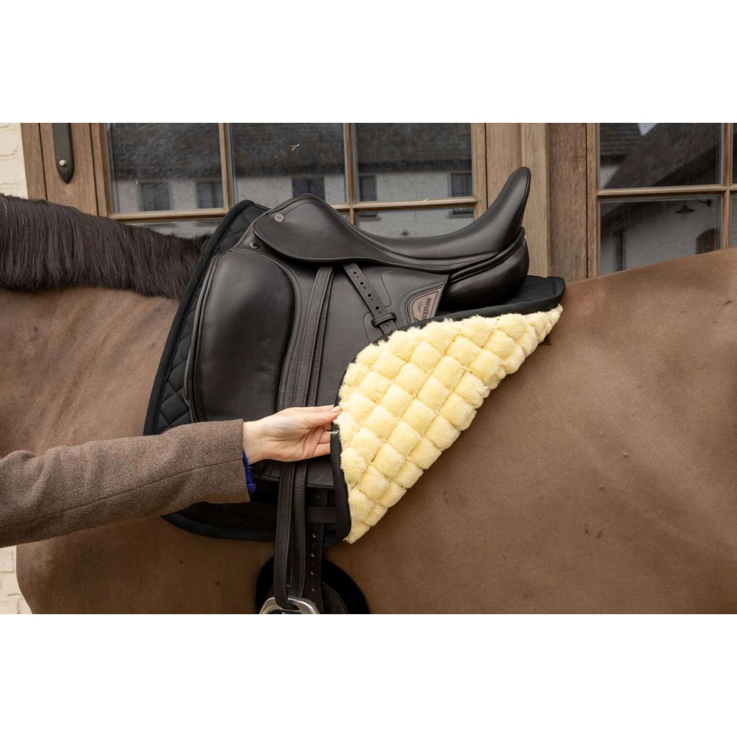 Kentucky Tapis de Selle Skin Friendly Diamond Dressage Noir - Image 3