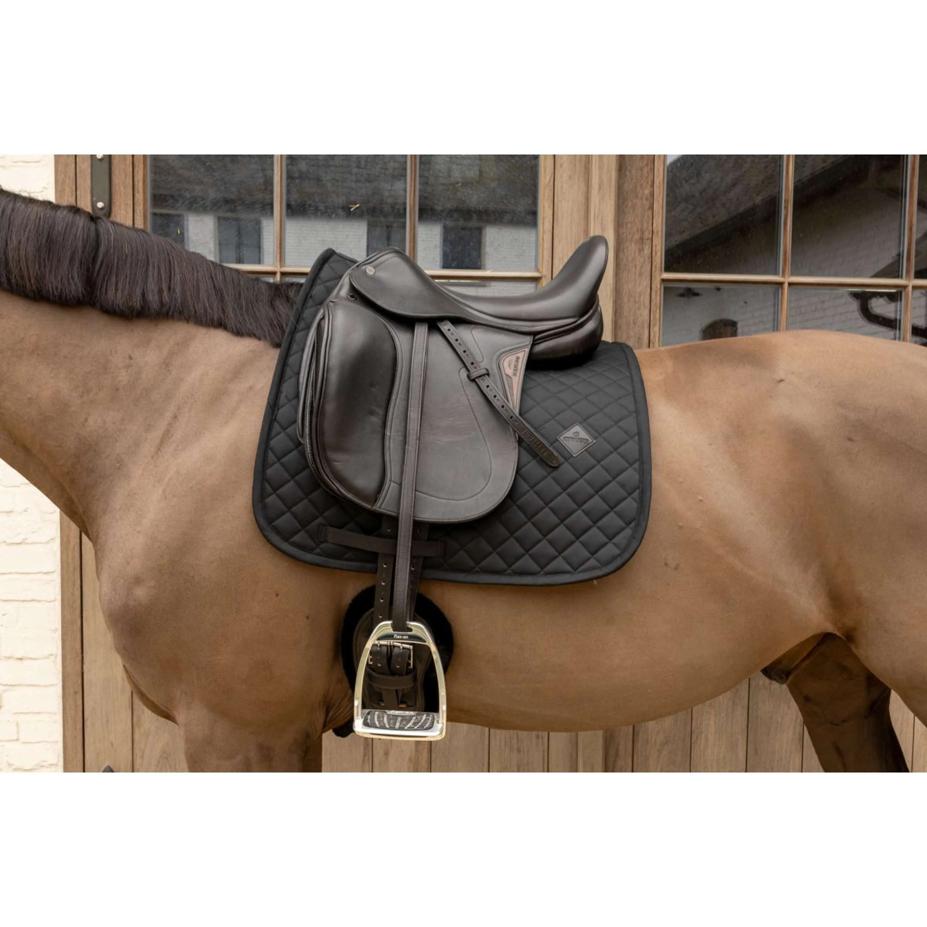 Kentucky Tapis de Selle Skin Friendly Diamond Dressage Noir - Image 6