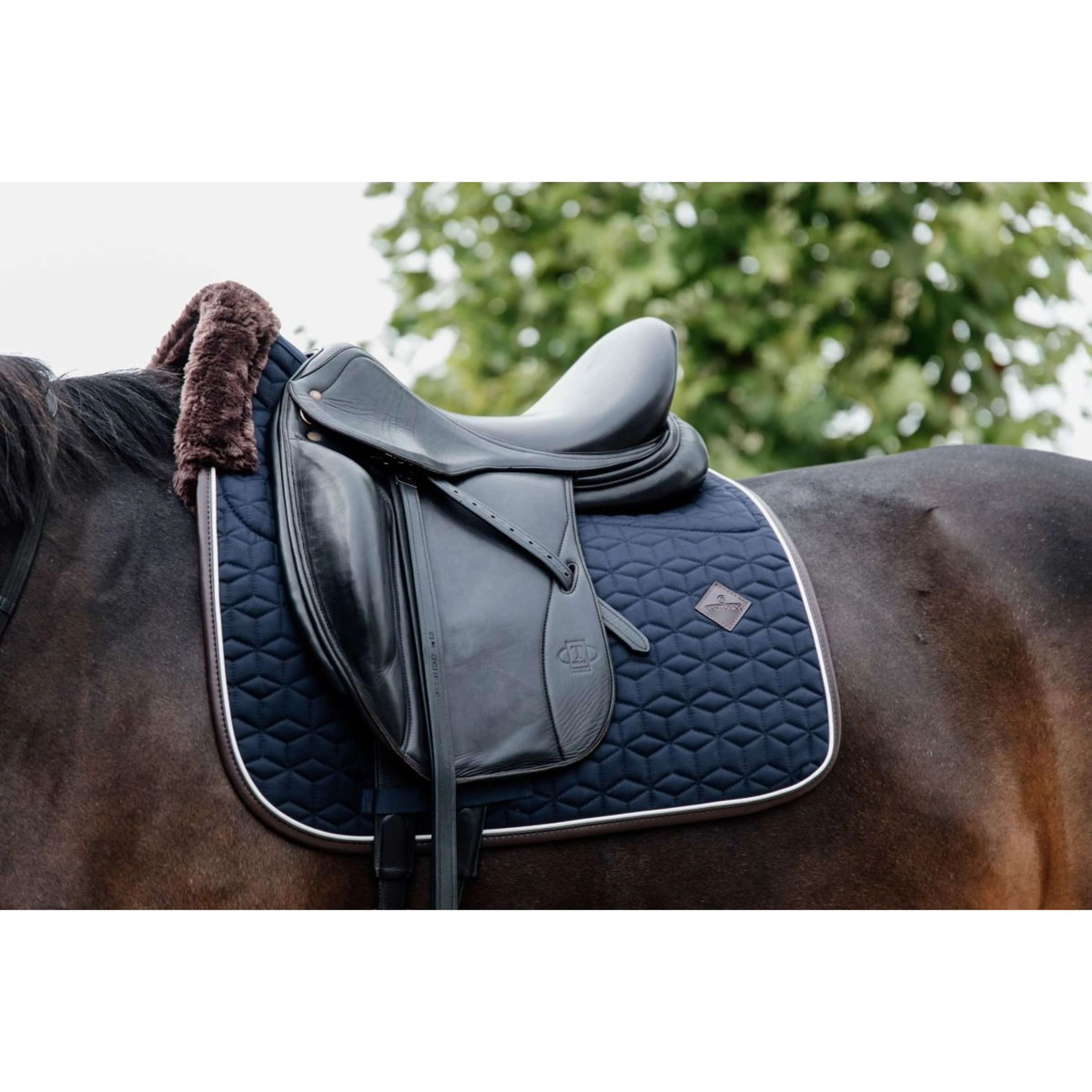 Kentucky Tapis de Selle Skin Friendly Dressur Marin - Image 2