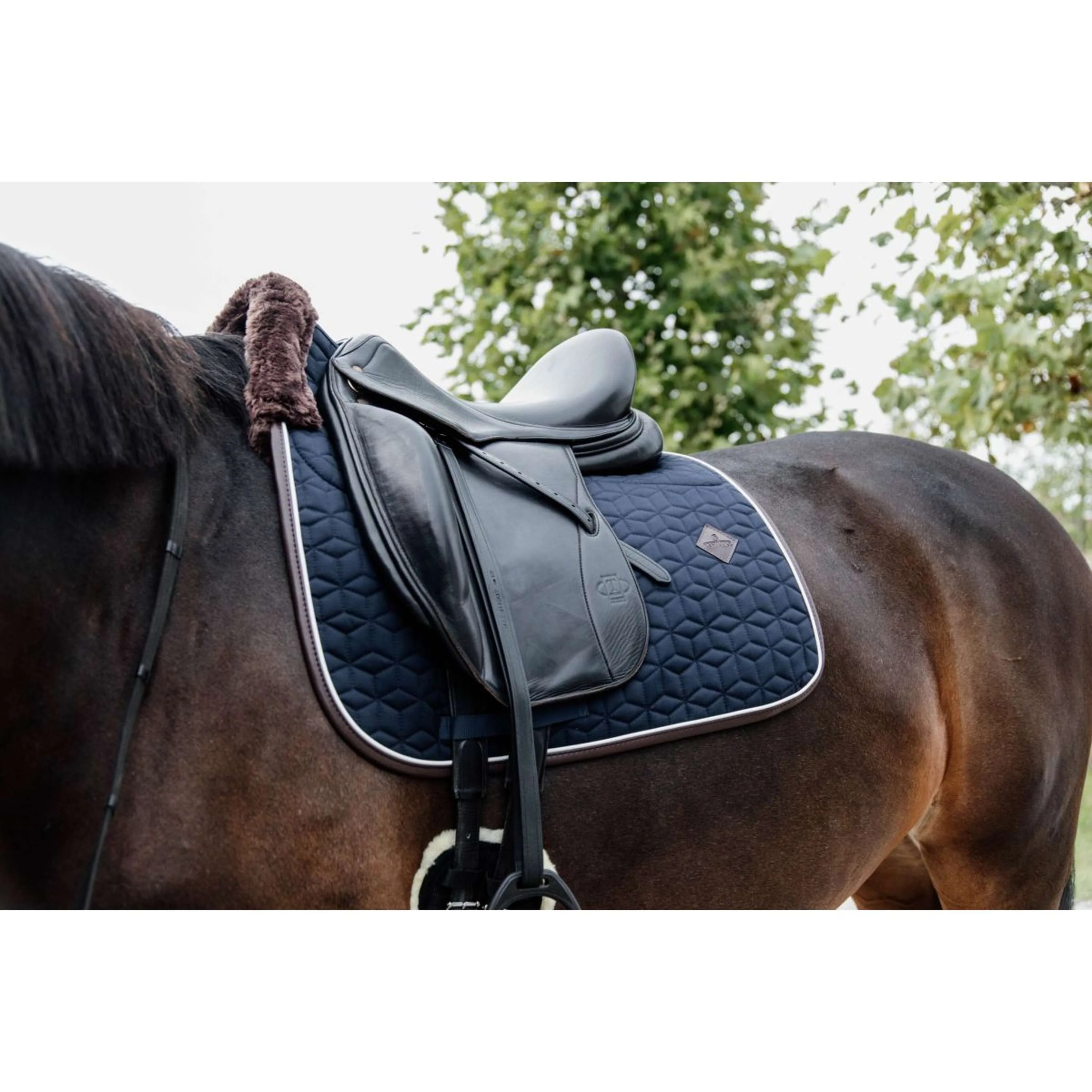 Kentucky Tapis de Selle Skin Friendly Dressur Marin - Image 3
