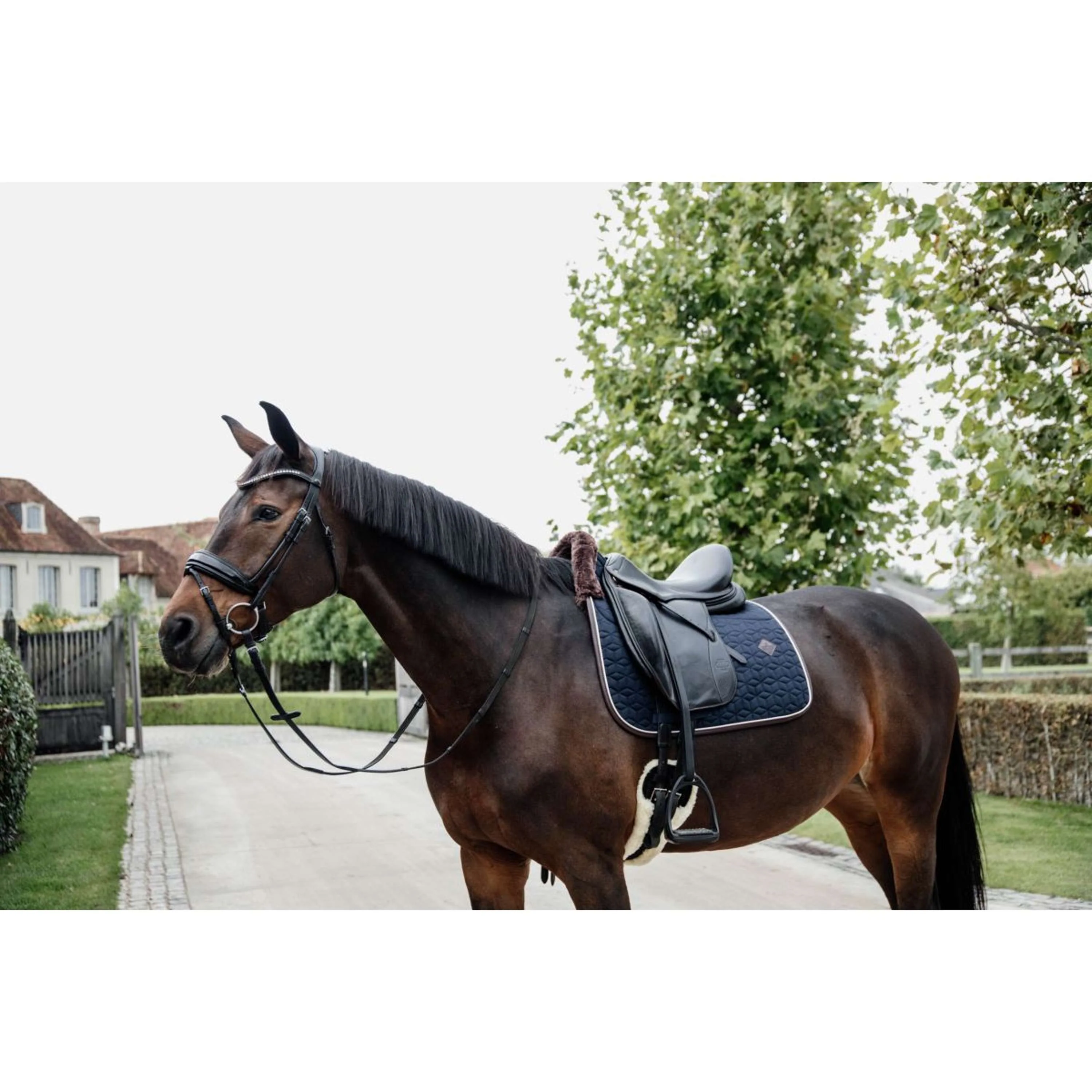 Kentucky Tapis de Selle Skin Friendly Dressur Marin - Image 7