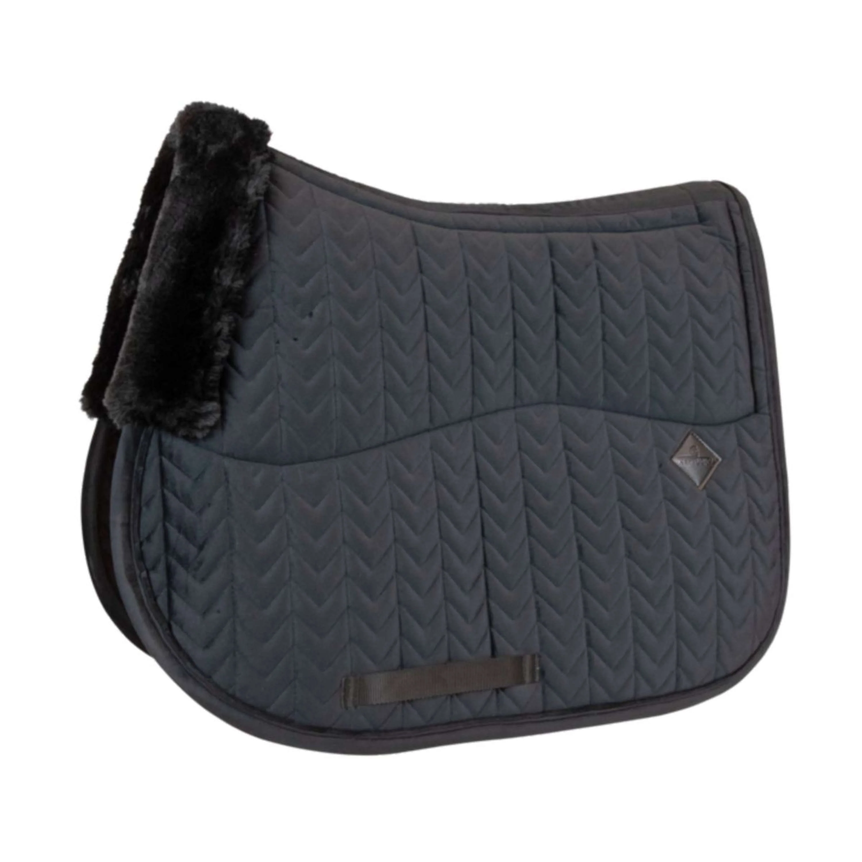 Kentucky Tapis de Selle Skin Friendly Velours de Saut Noir - Image 4