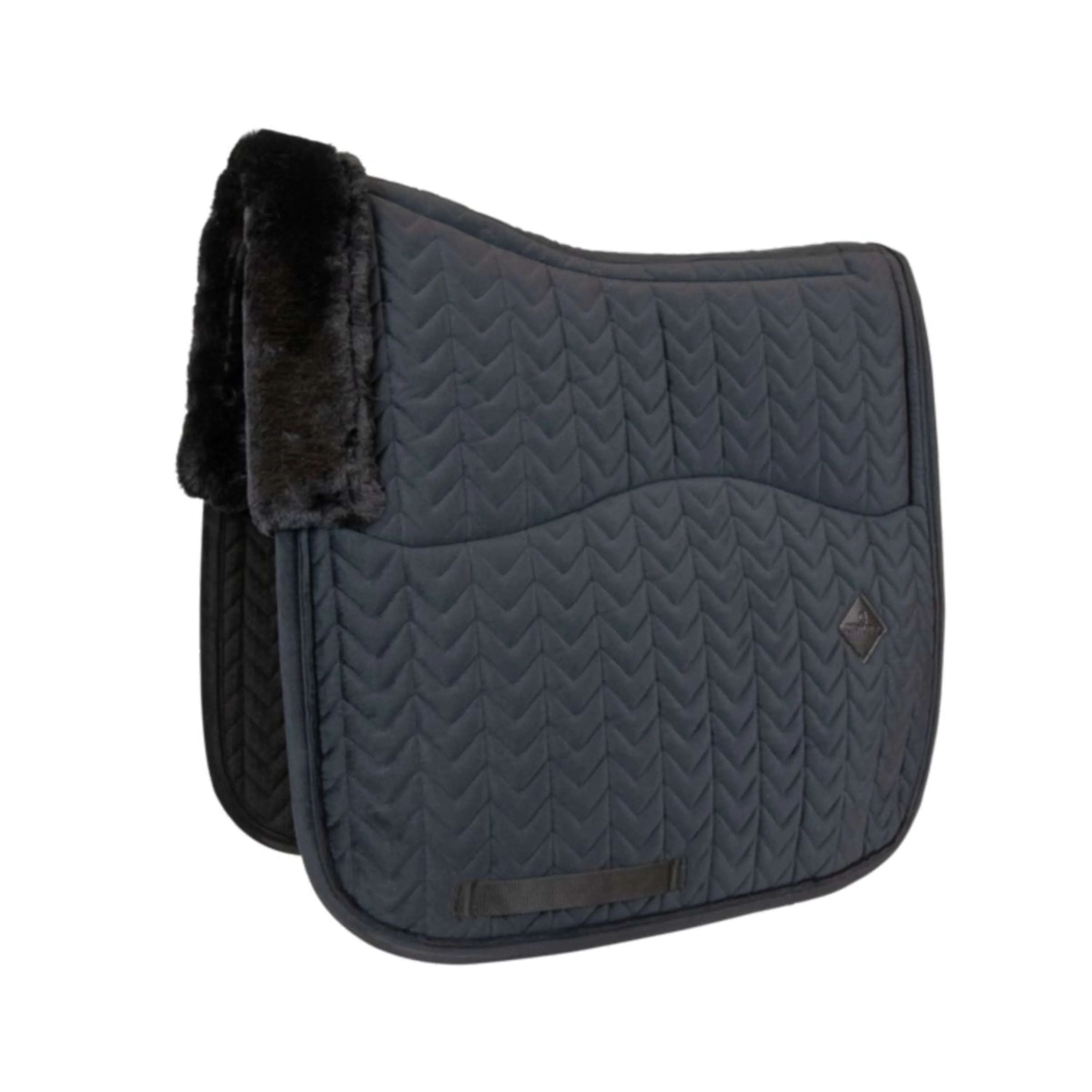 Kentucky Tapis de Selle Skin Friendly velours Dressage Noir - Image 3
