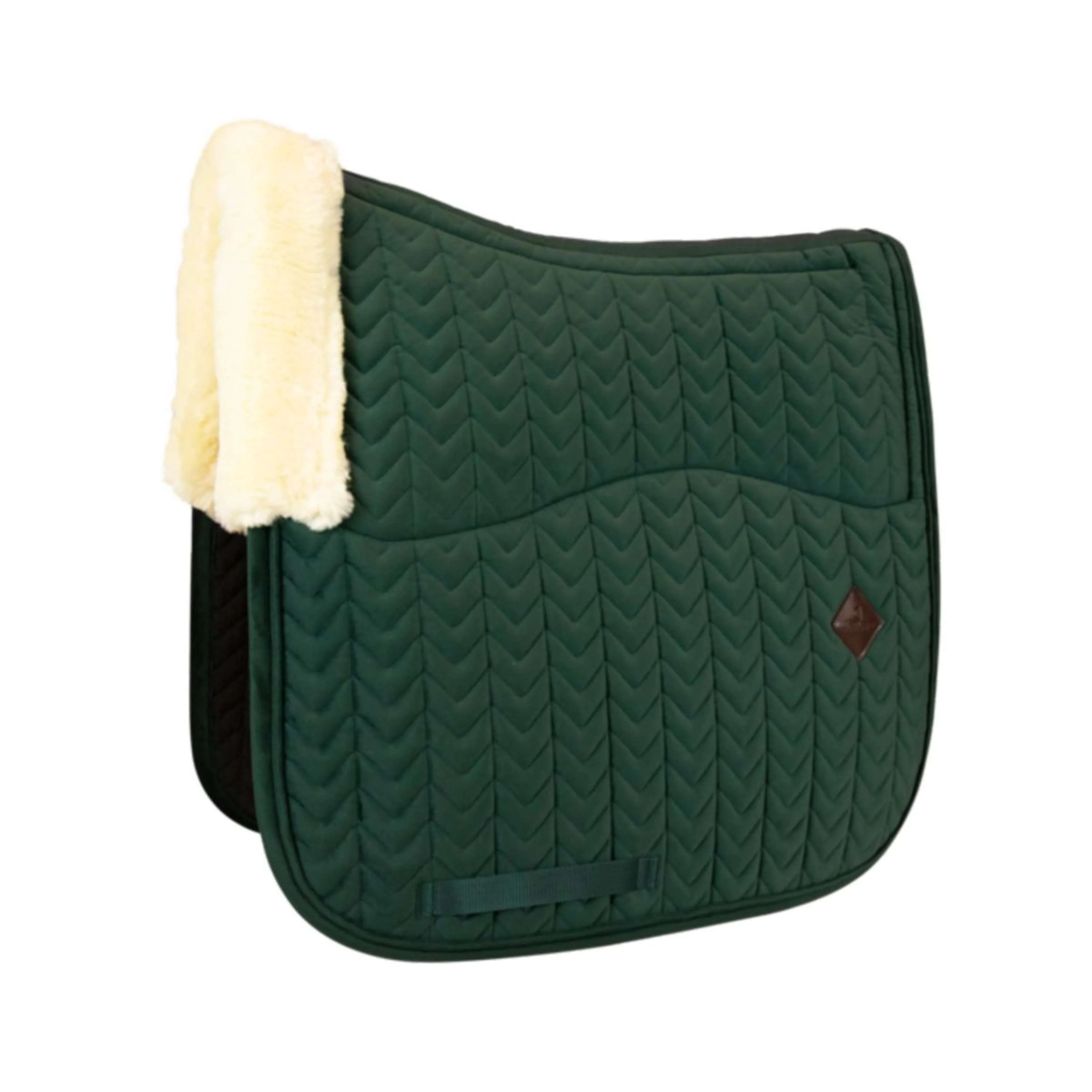 Kentucky Tapis de Selle Skin Friendly velours Dressage Pine Green - Image 5