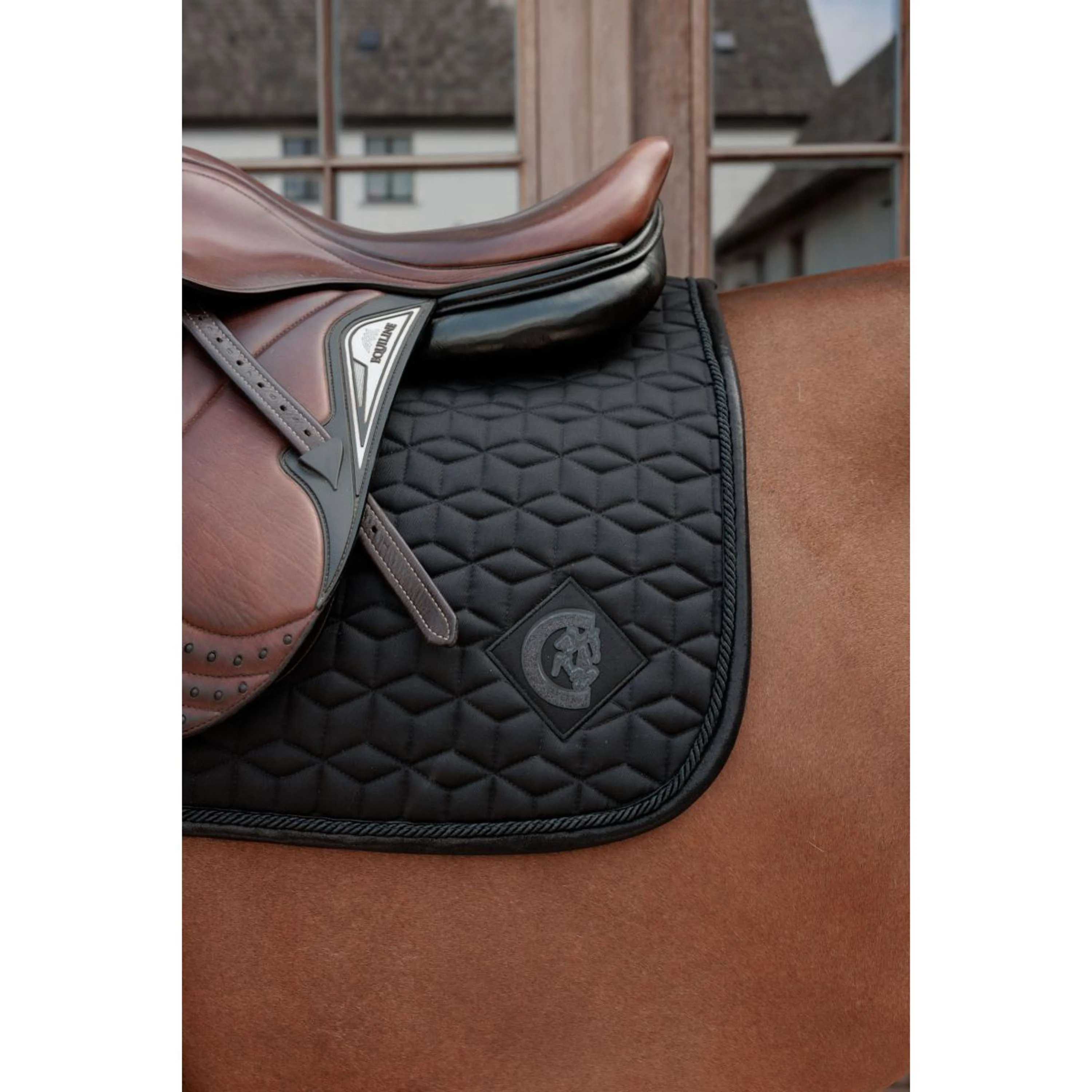 Kentucky Tapis de Selle Sparkling de Saut Noir - Image 4