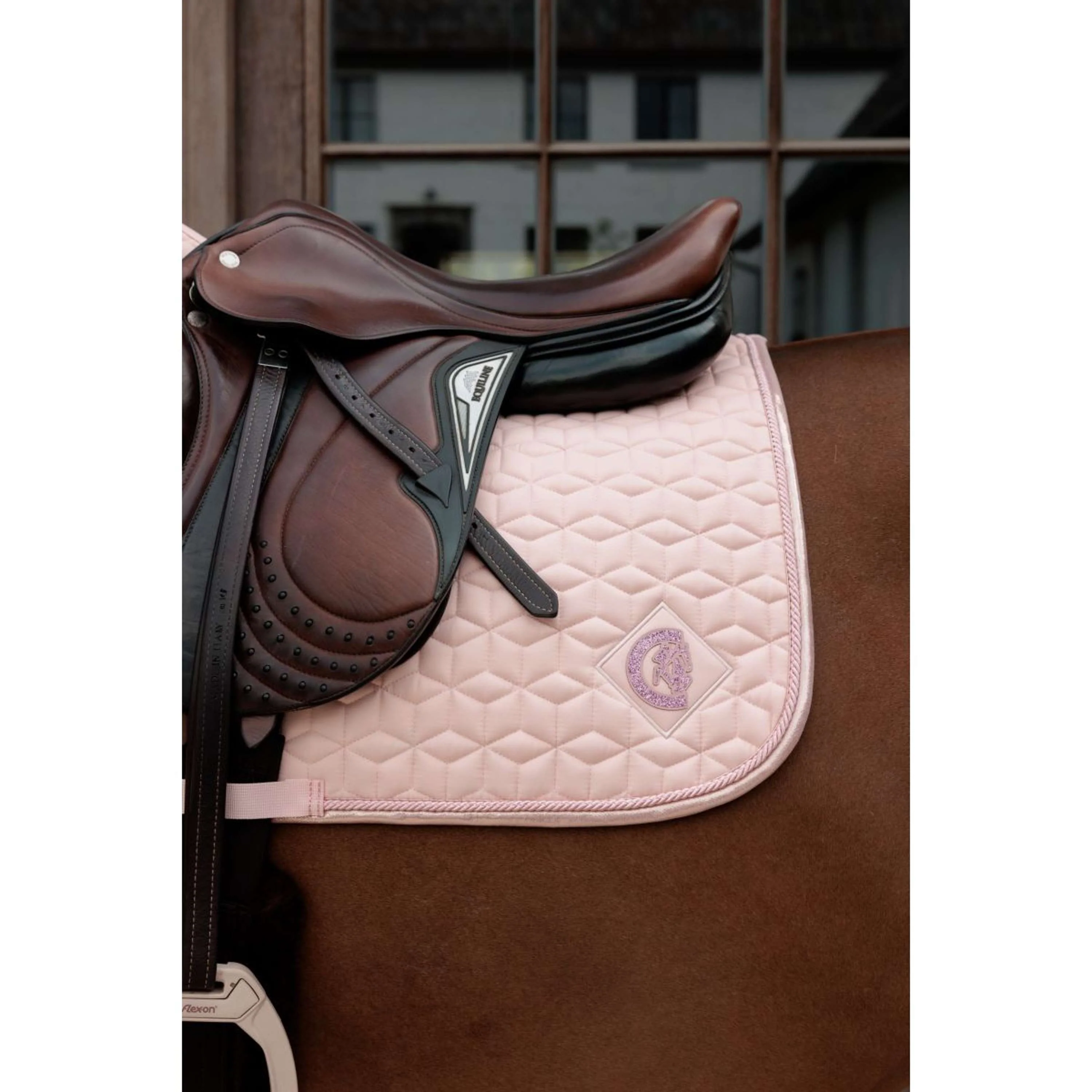 Kentucky Tapis de Selle Sparkling de Saut Old Rose - Image 3