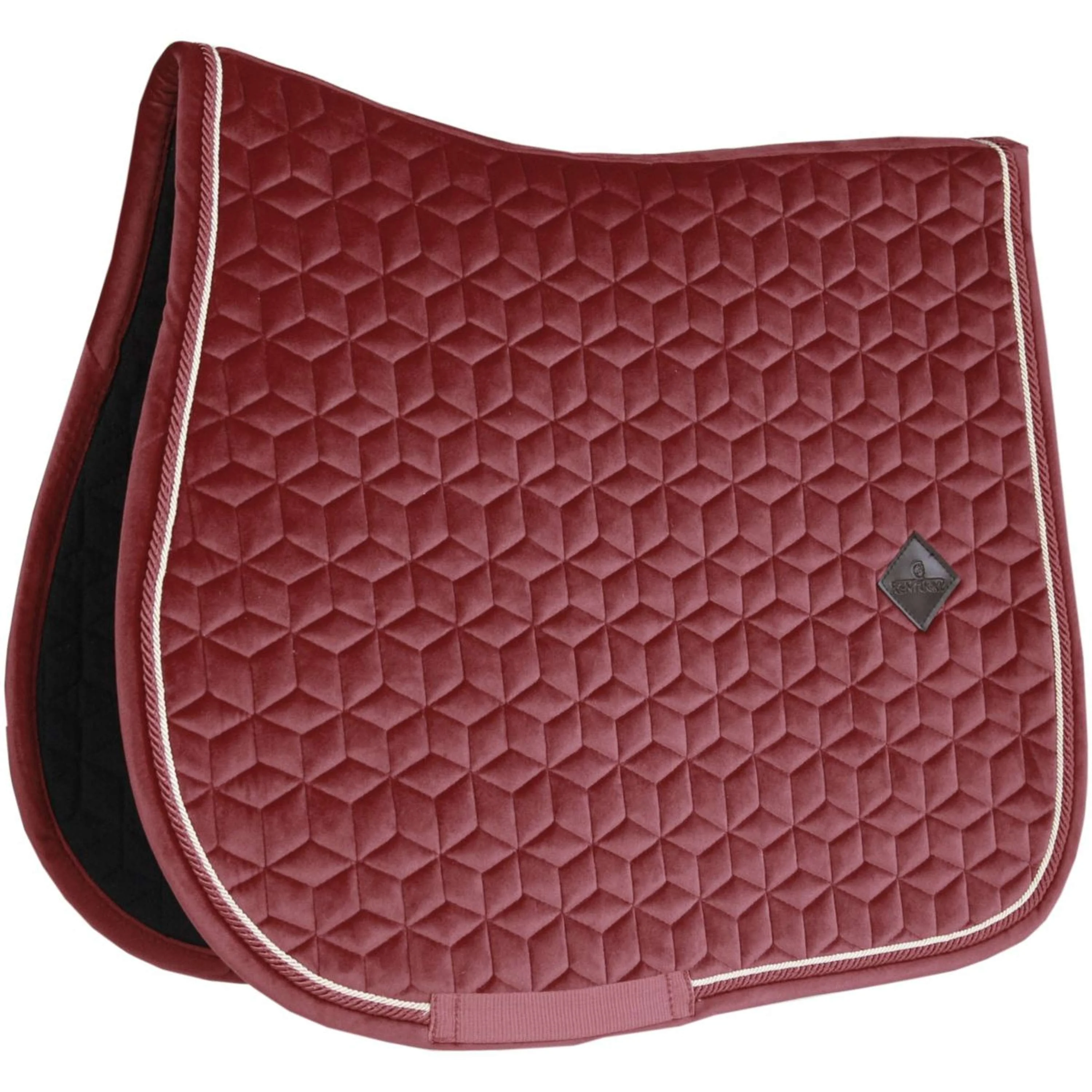 Kentucky Tapis de Selle Velvet Bordeaux - Image 4