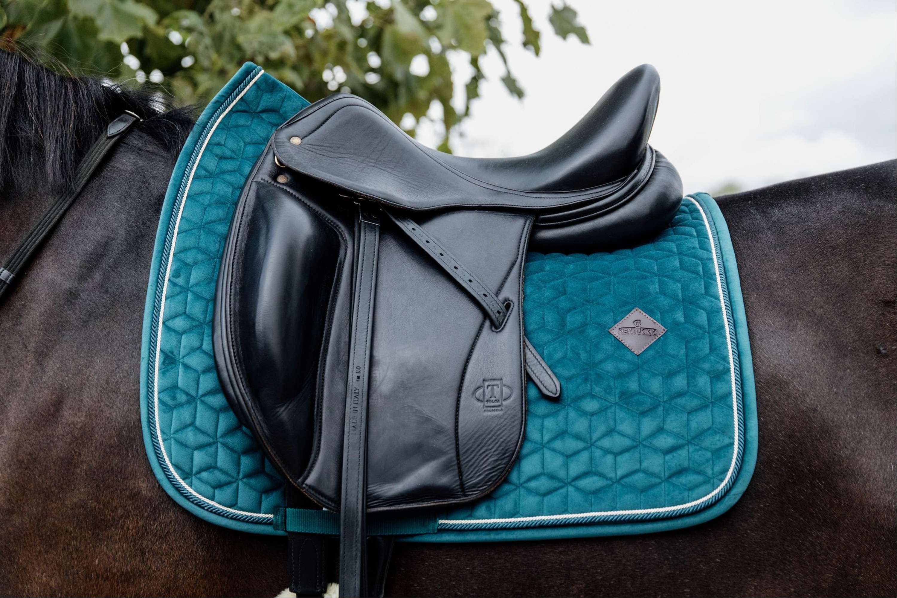 Kentucky Tapis de Selle Velvet Dressage Émeraude - Image 2