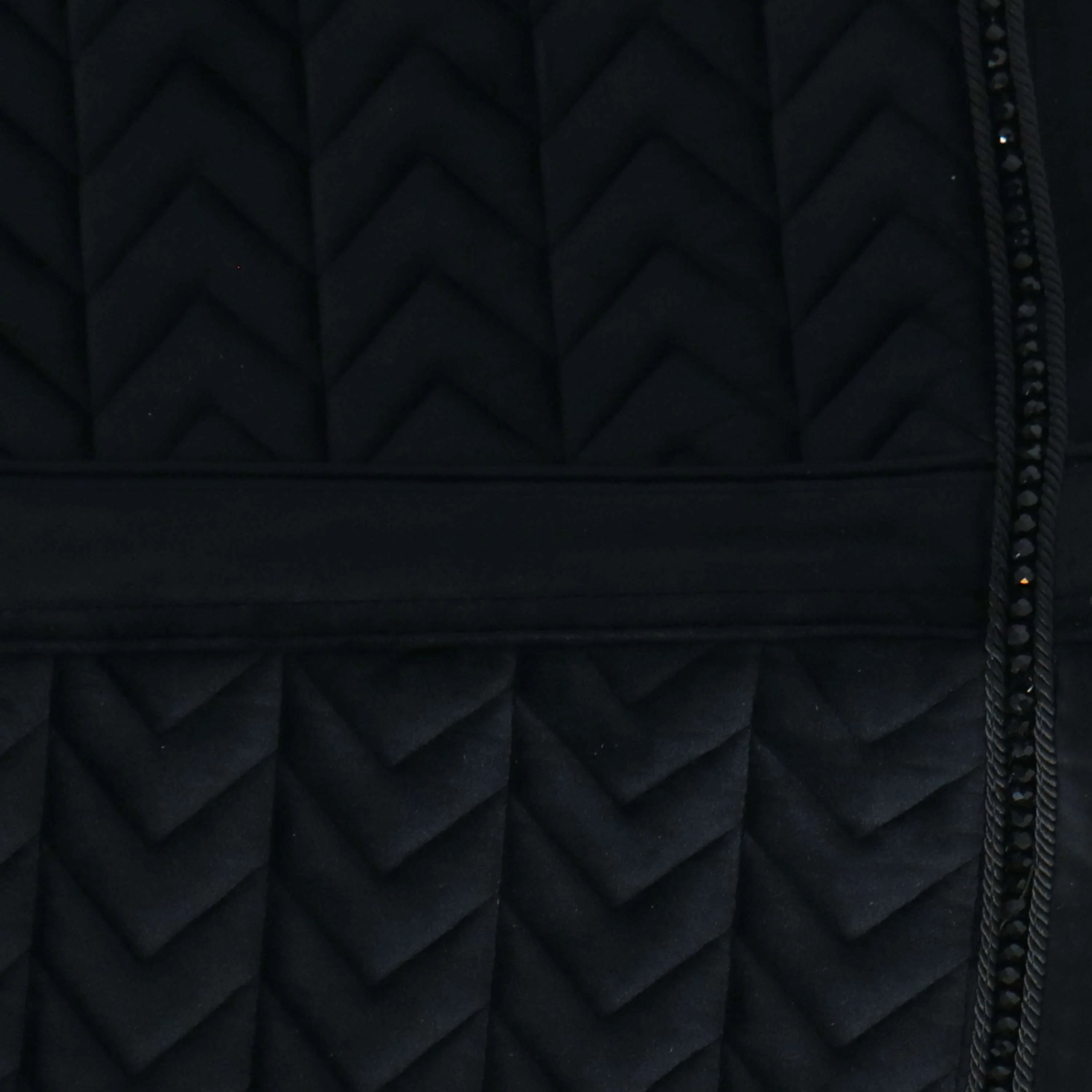 Kentucky Tapis de Selle velours Pearls de Saut Noir - Image 14