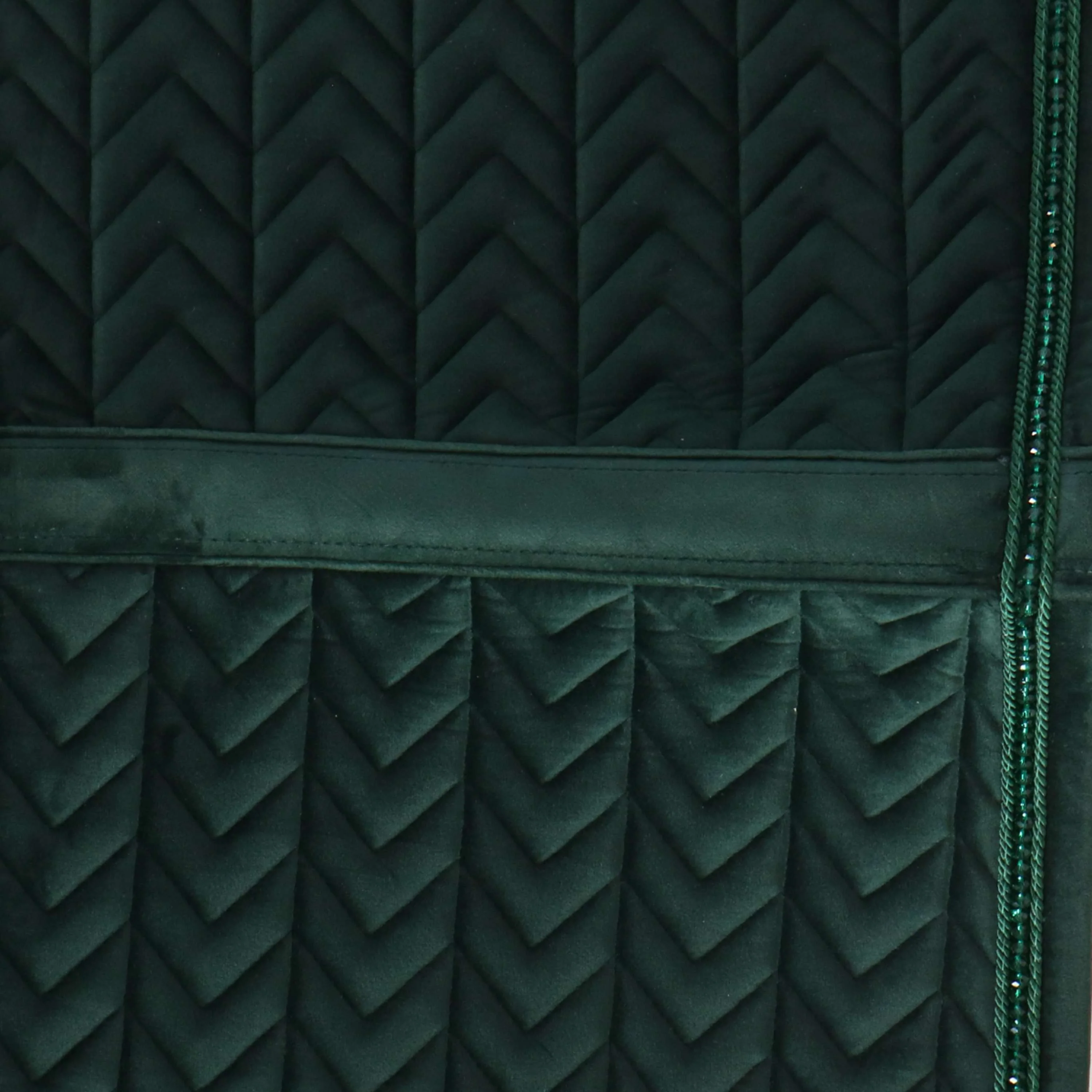 Kentucky Tapis de Selle velours Pearls Dressage Pine Green - Image 12