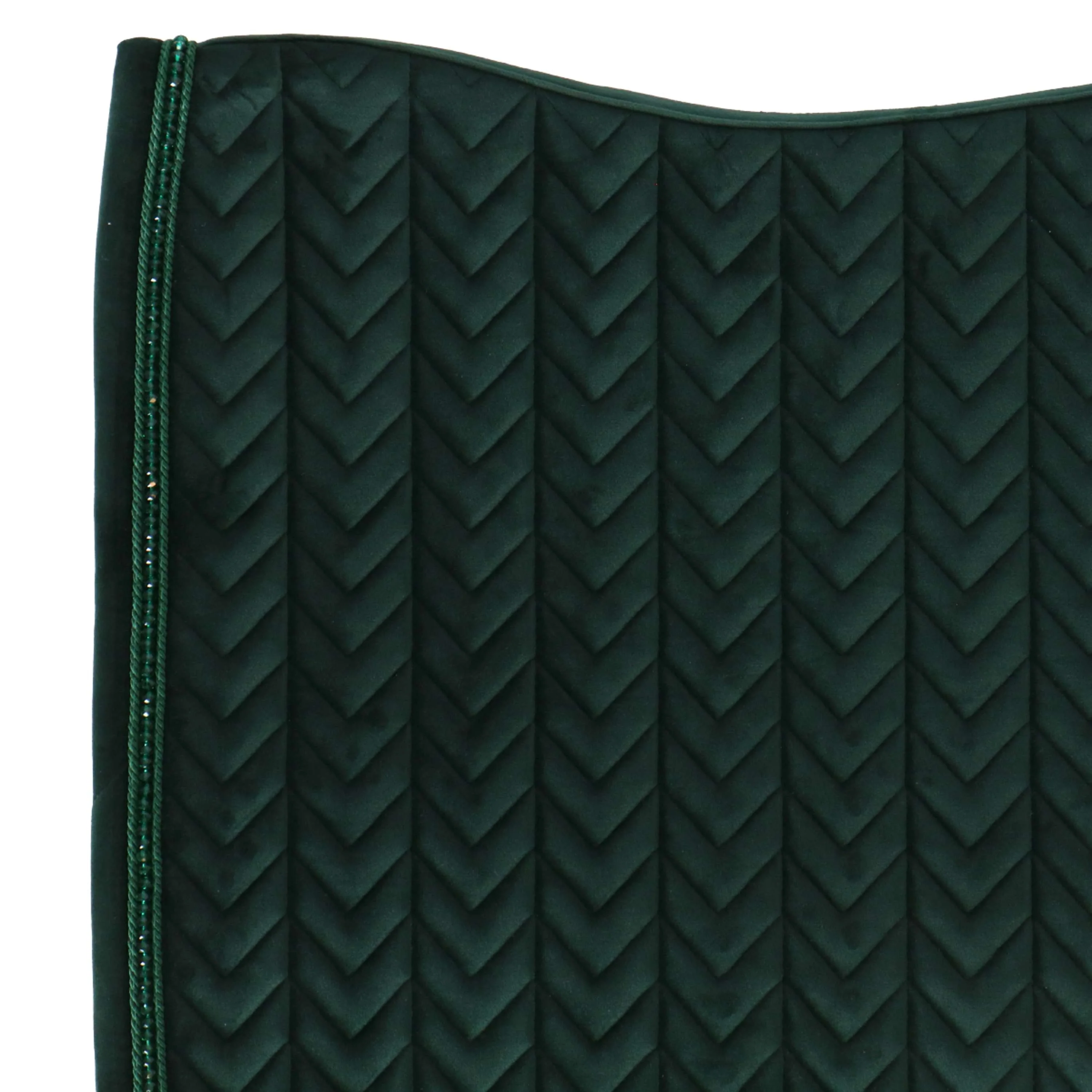 Kentucky Tapis de Selle velours Pearls Dressage Pine Green - Image 9