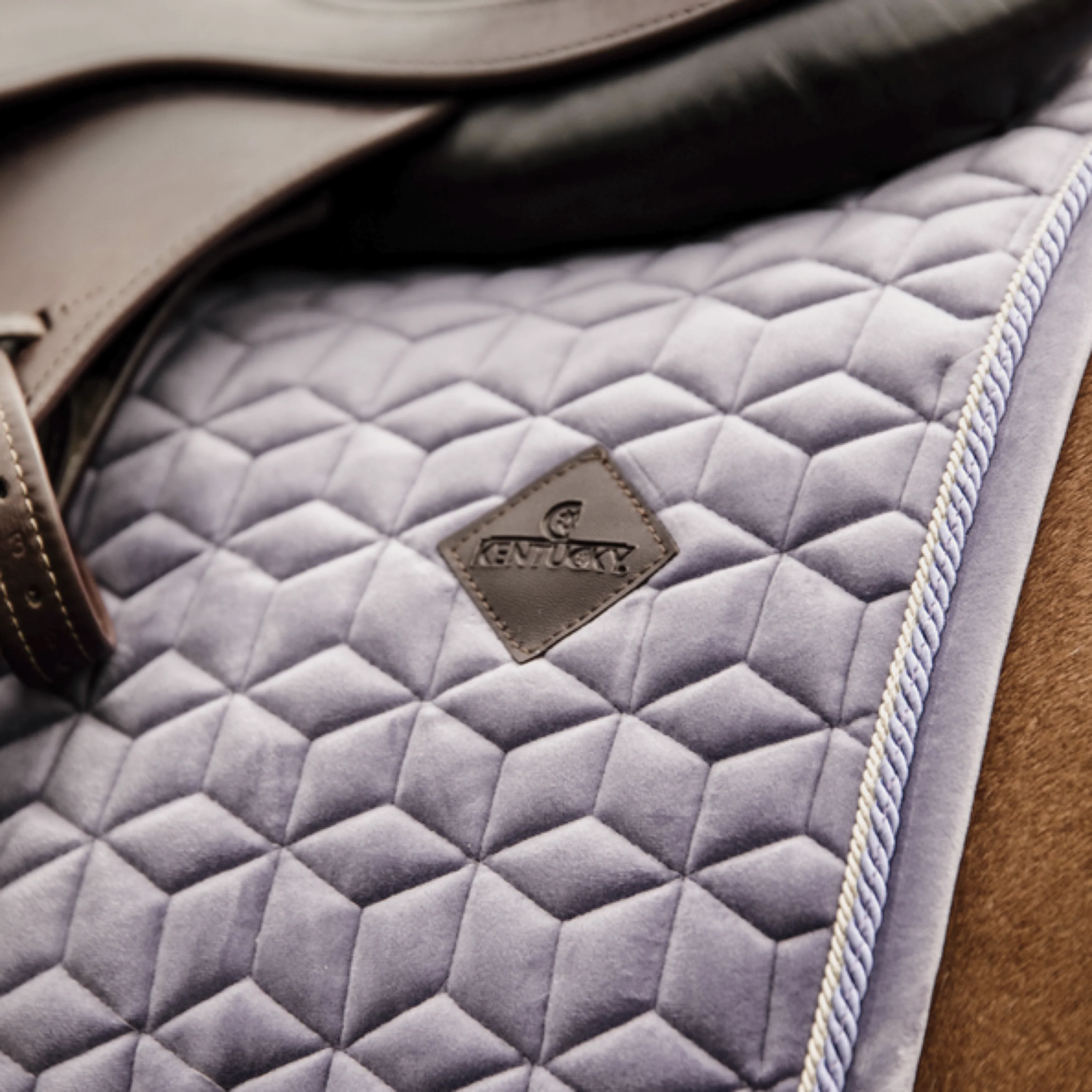 Kentucky Tapis de Selle Velvet de Saut Purper - Image 3