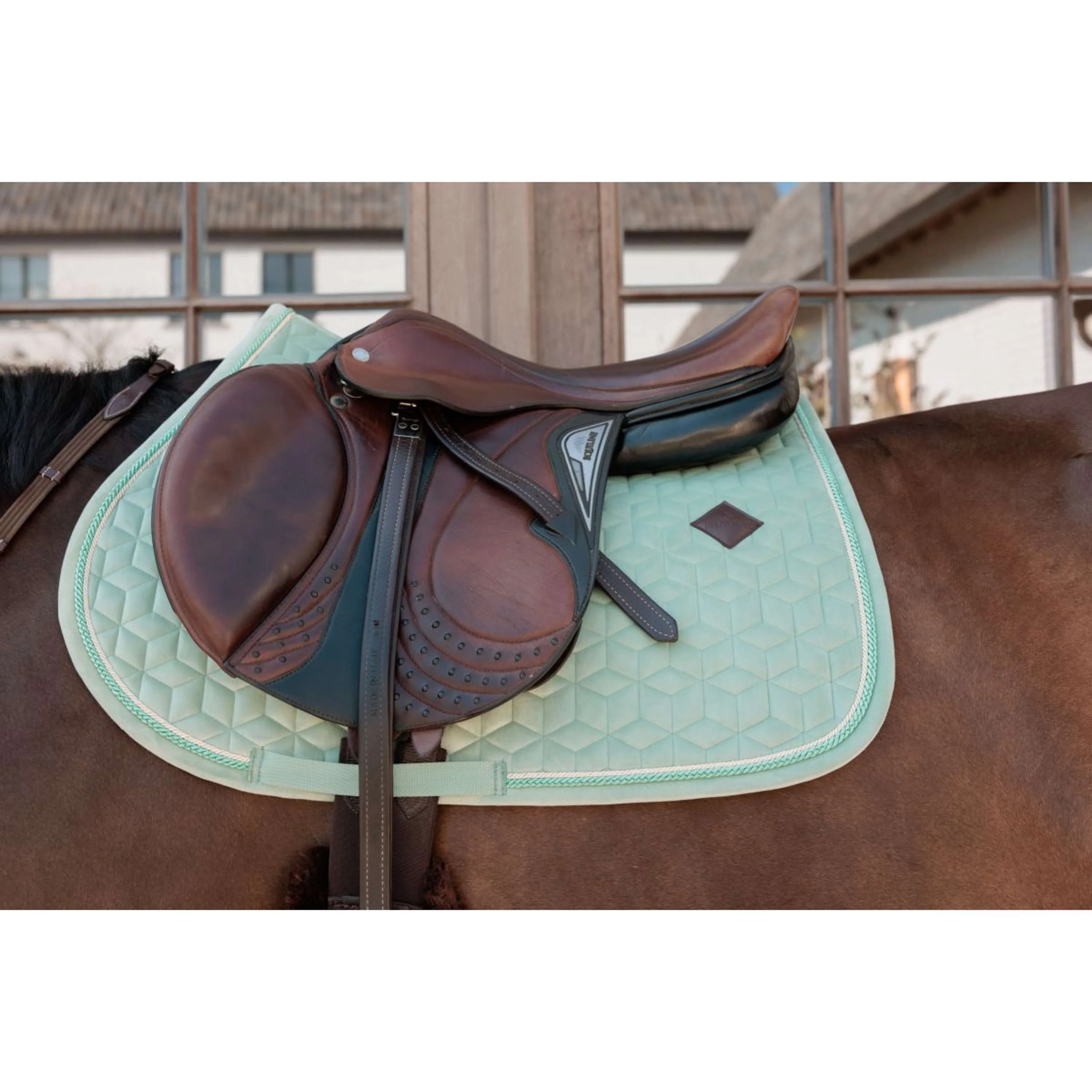 Kentucky Tapis de Selle Velvet de Saut Menthe - Image 3