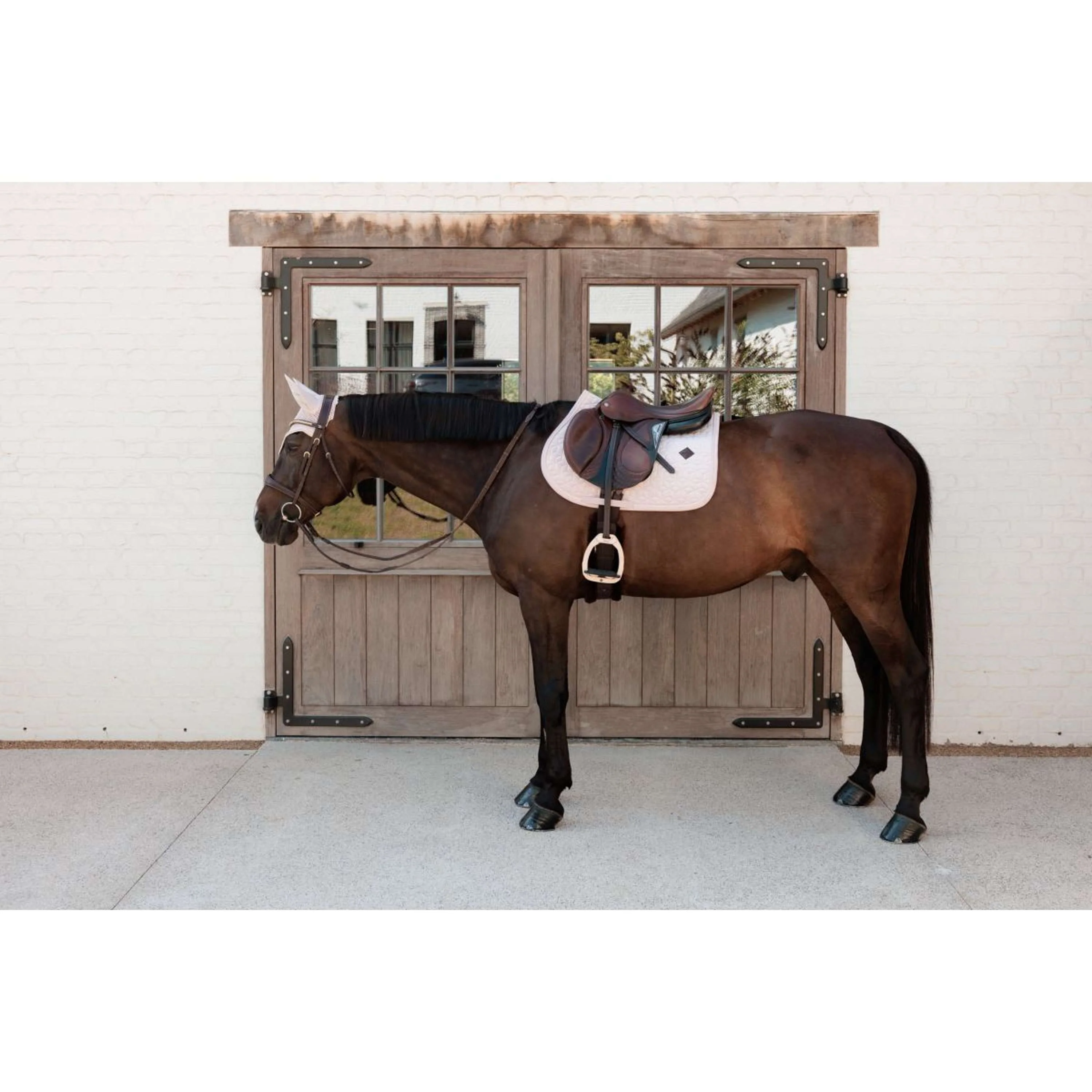 Kentucky Tapis de Selle Velvet de Saut Soft Rose - Image 2