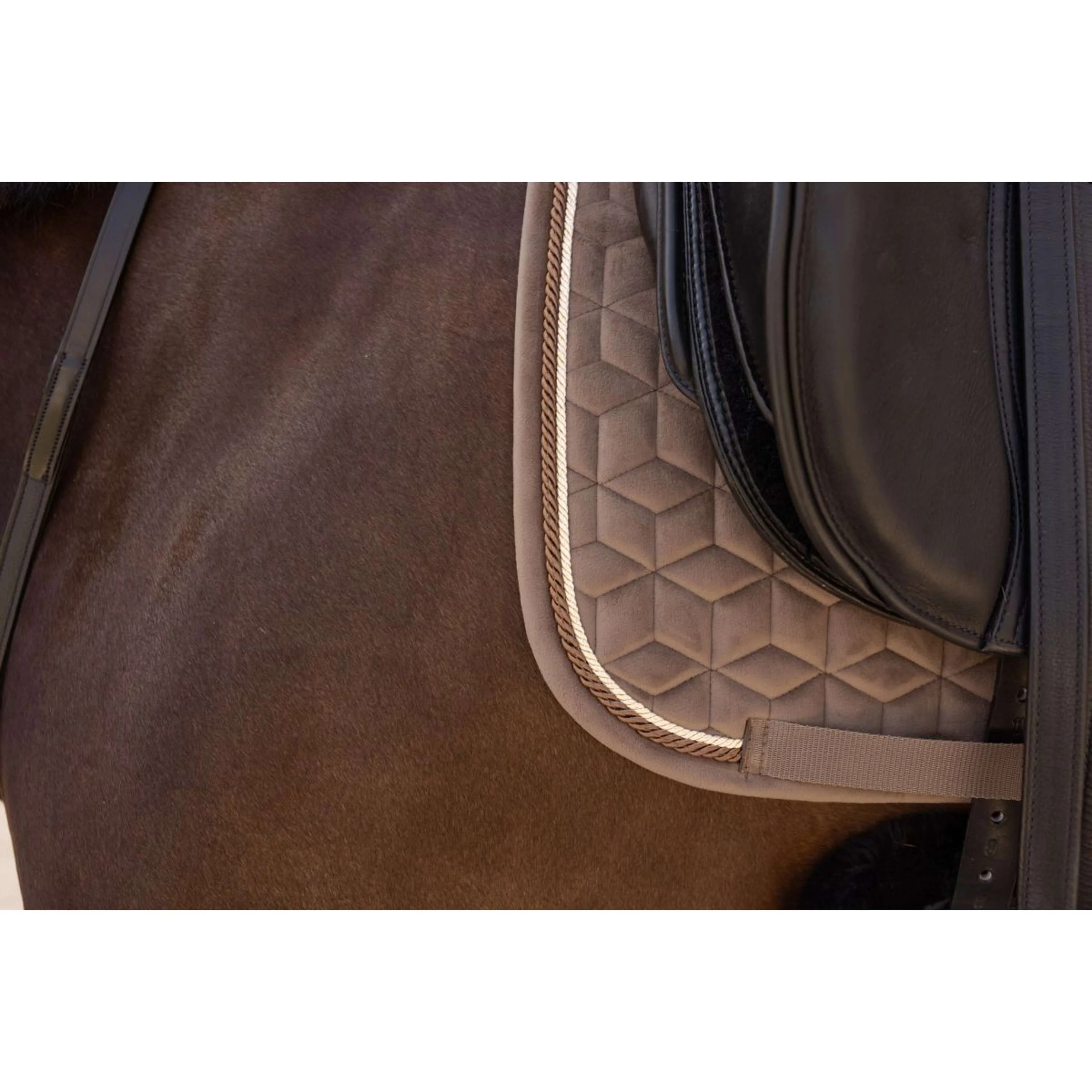 Kentucky Tapis de Selle Velvet Dressage Beige - Image 4