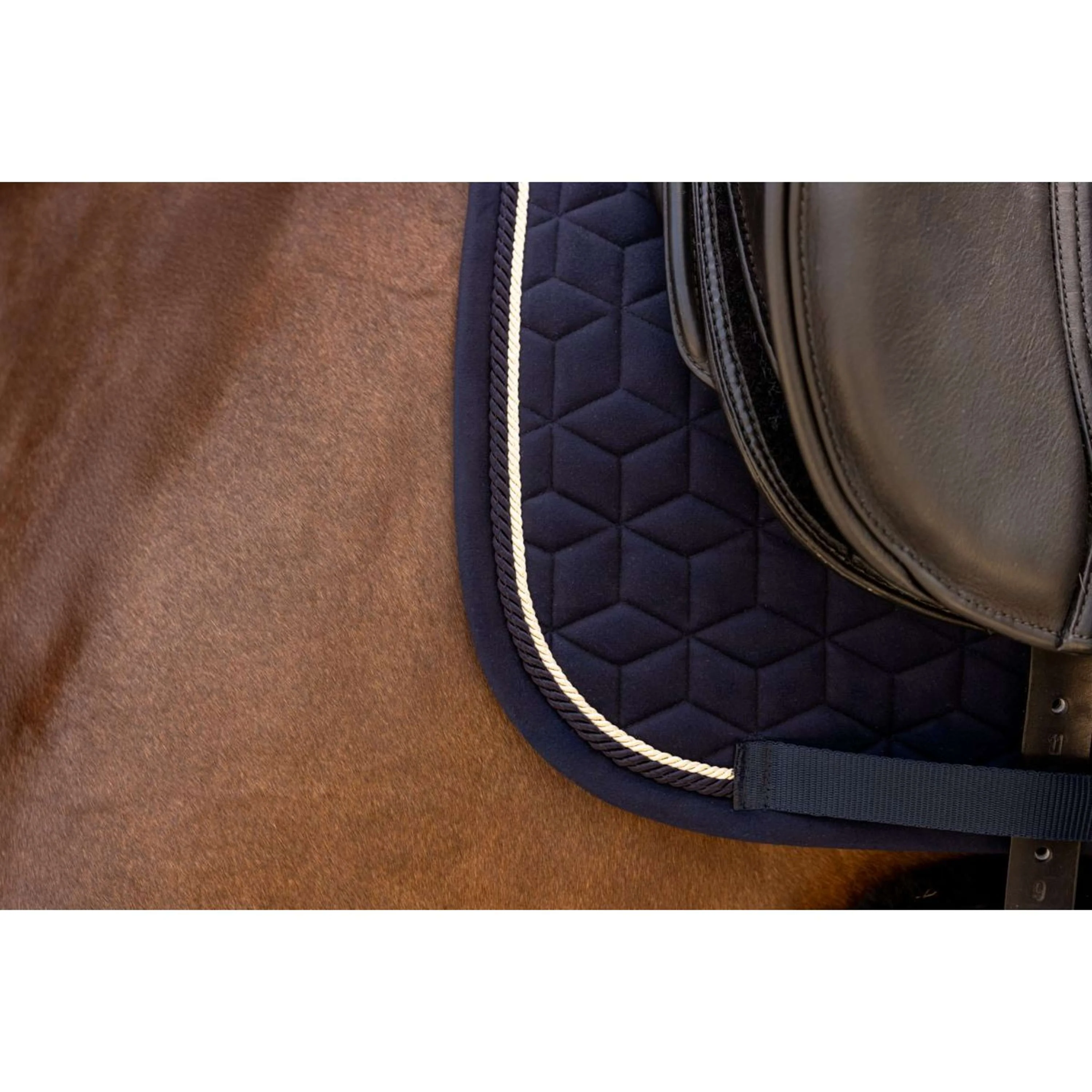 Kentucky Tapis de Selle Velvet Dressage Marin foncé - Image 4