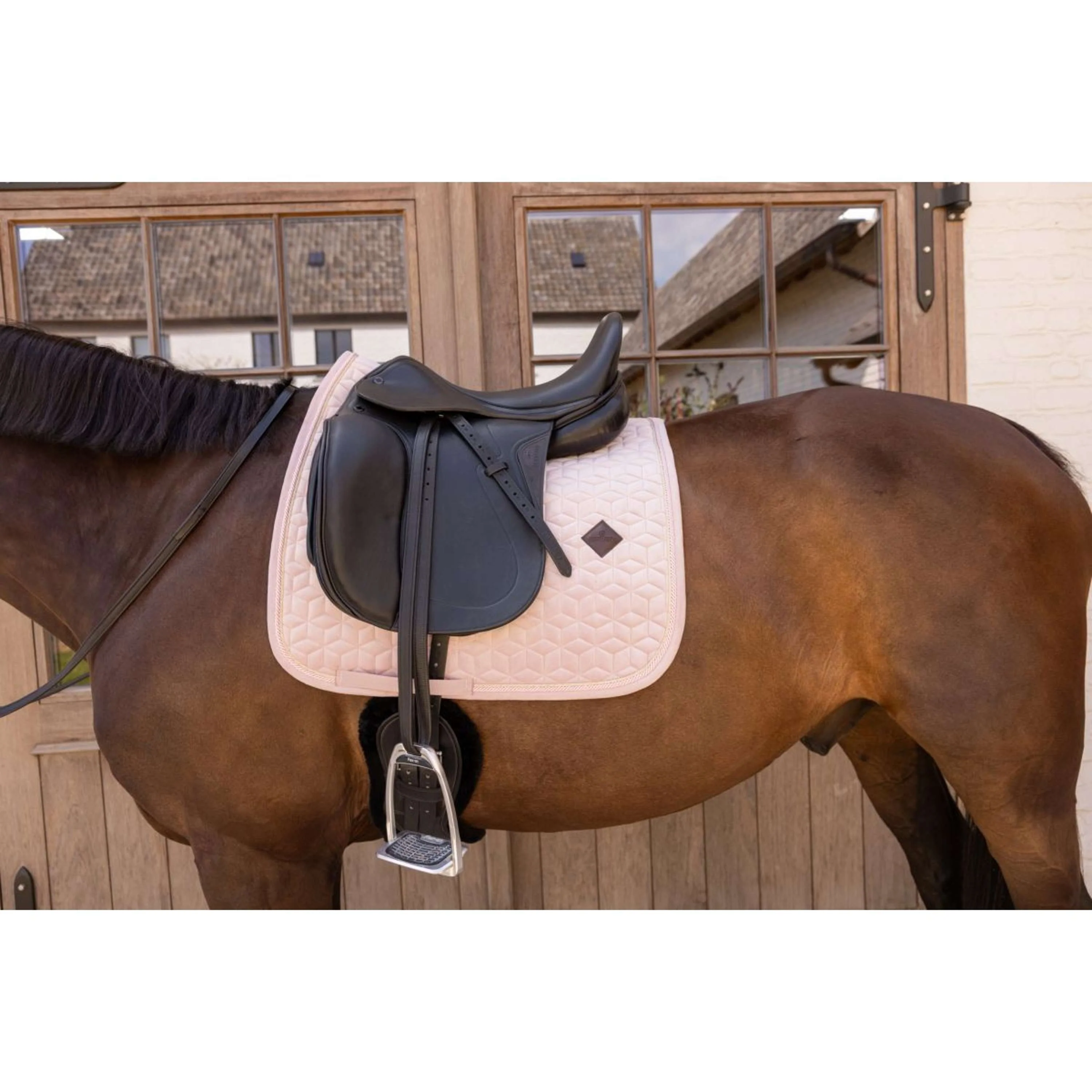 Kentucky Tapis de Selle Velvet Dressage Soft Rose - Image 3