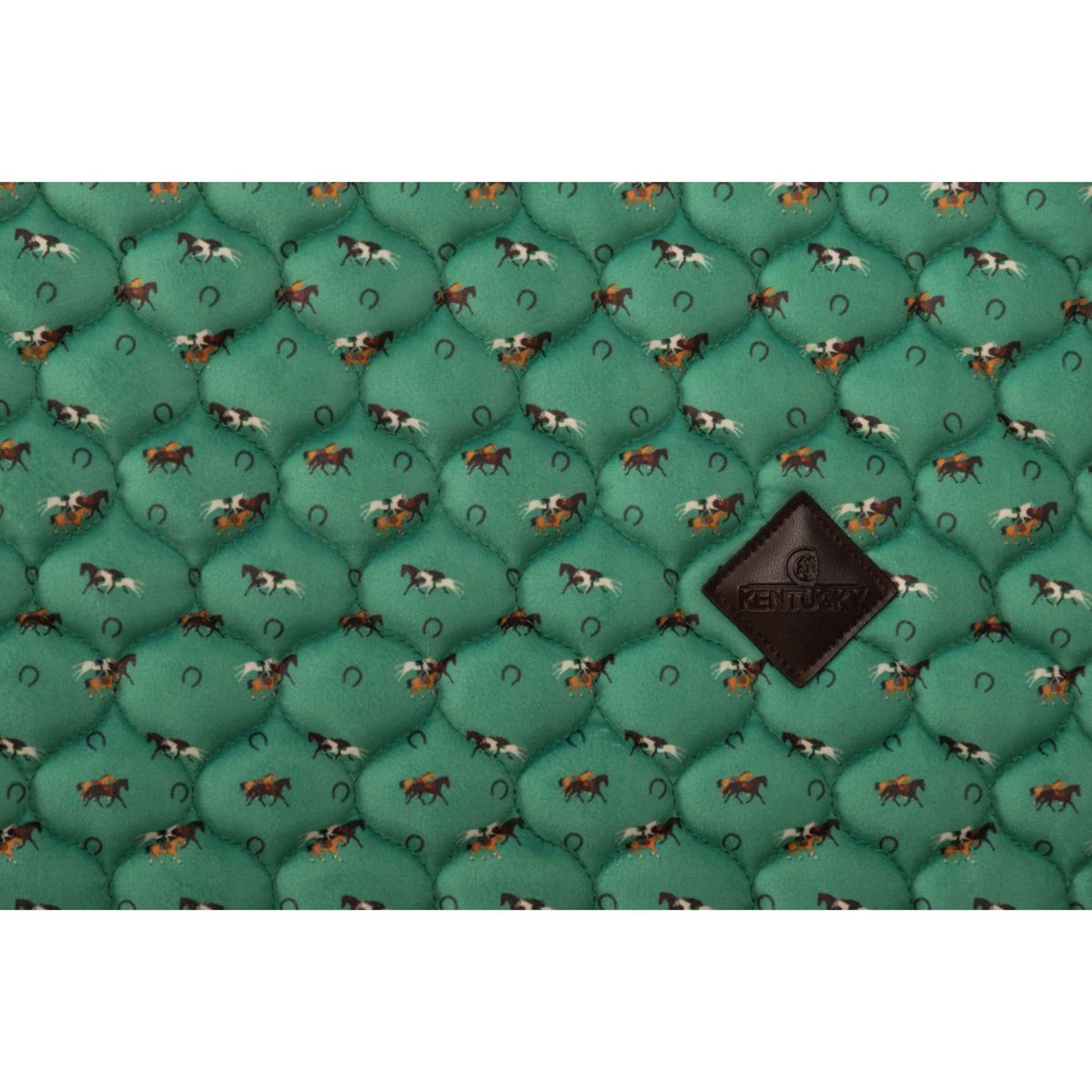 Kentucky Tapis de Selle Velvet Horse Printing de Saut Vert - Image 7