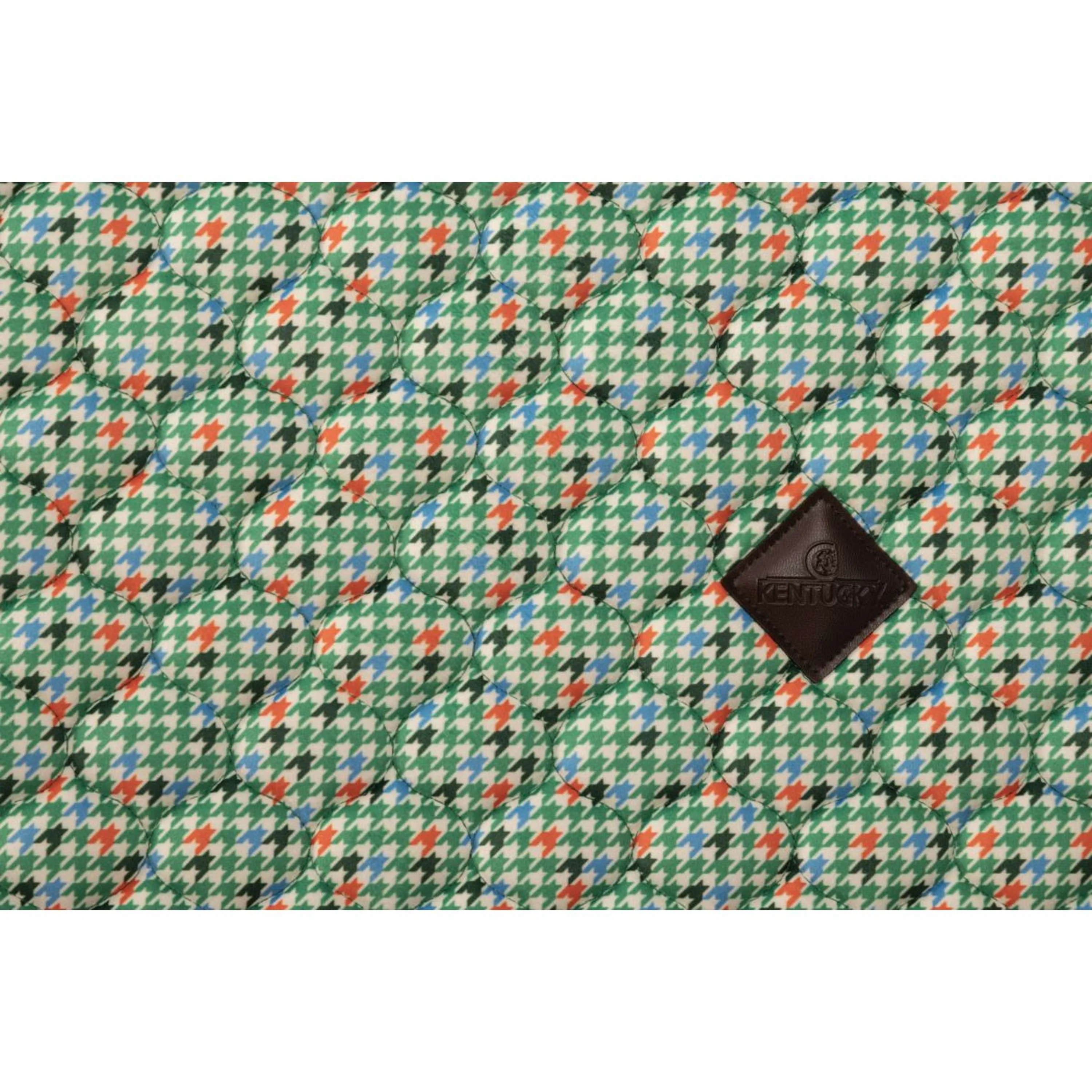 Kentucky Tapis de Selle Velvet Pied De Poule de Saut Vert clair - Image 7