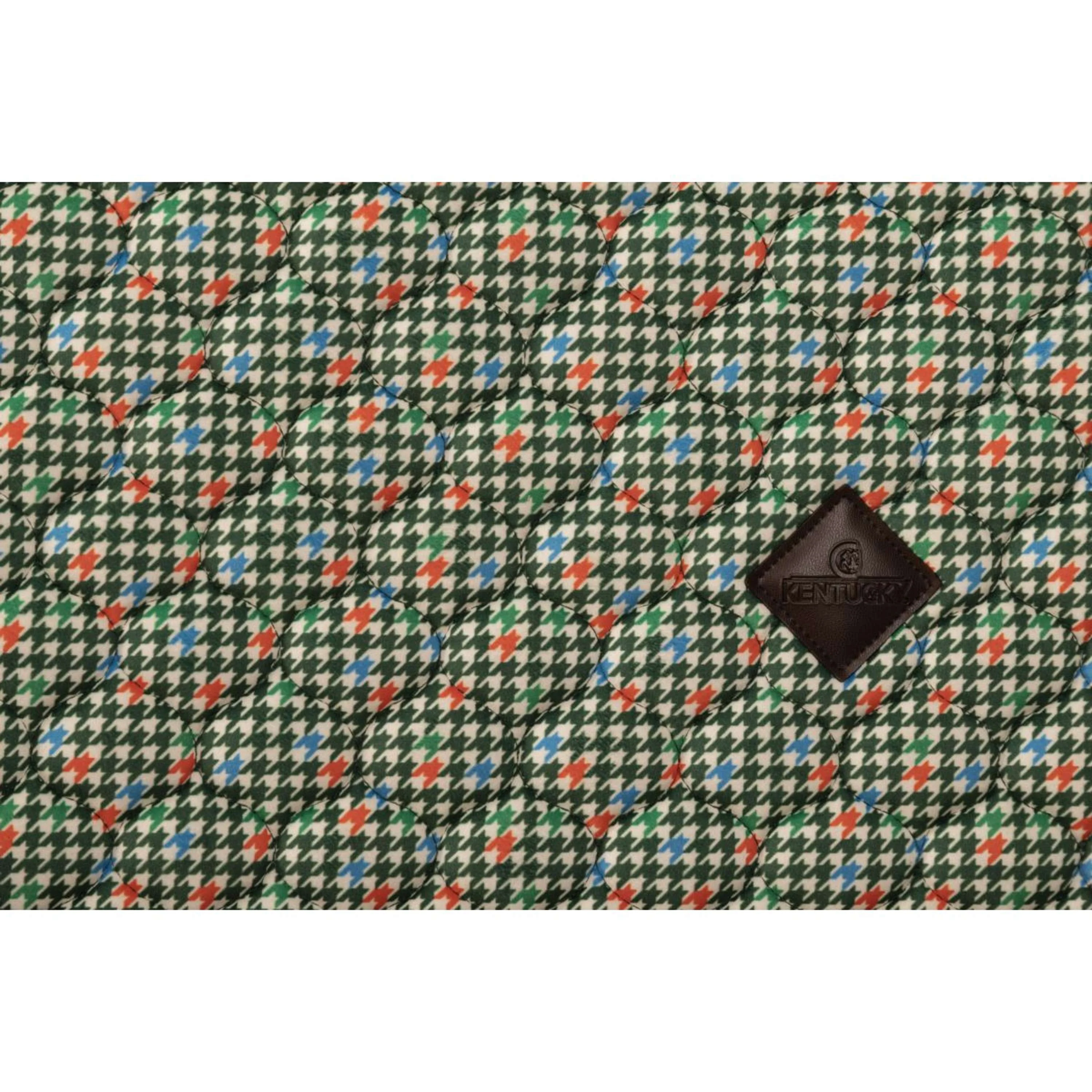 Kentucky Tapis de Selle Velvet Pied De Poule Dressage Vert foncé - Image 6