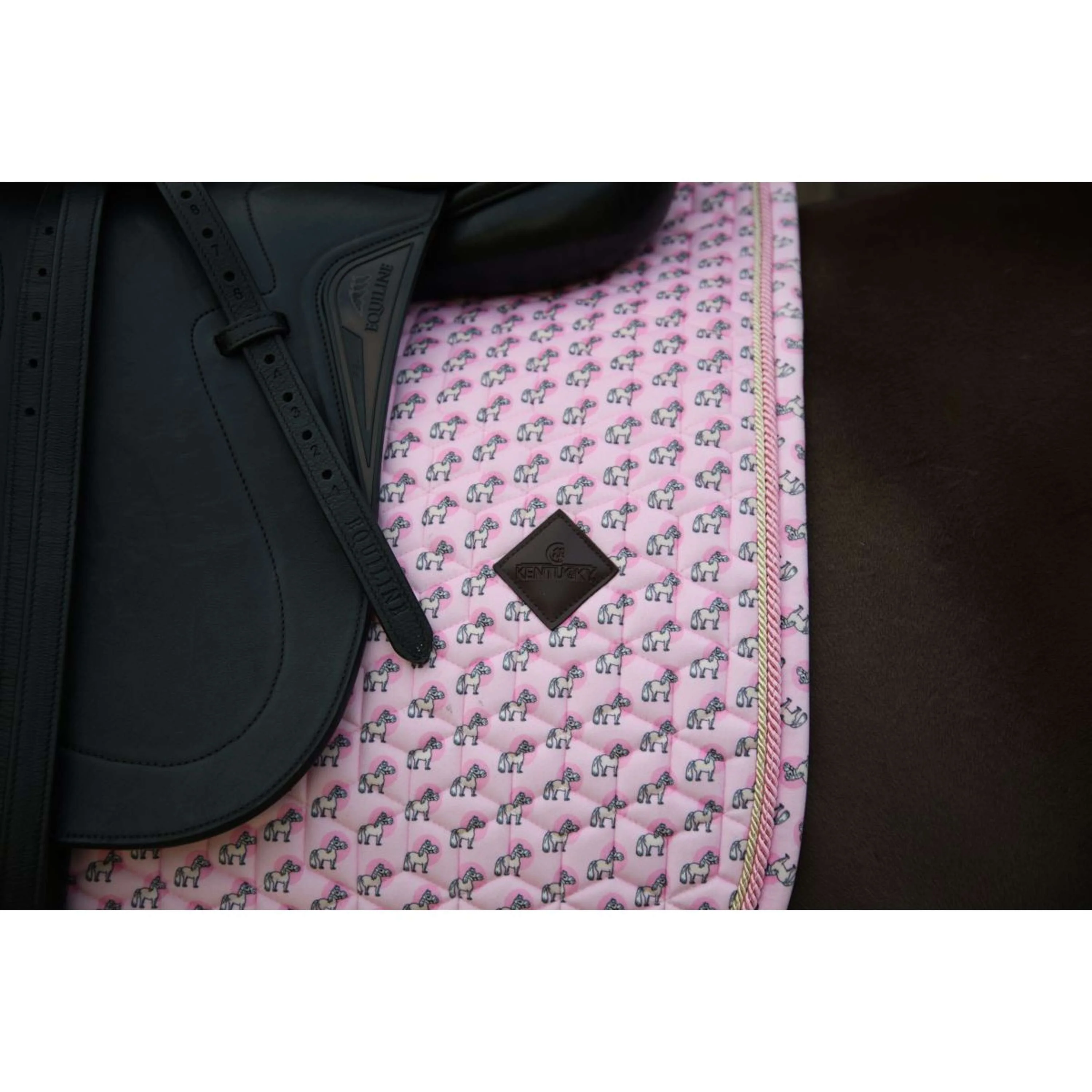 Kentucky Tapis de Selle Velvet Sammy Dressage Old Rose - Image 4