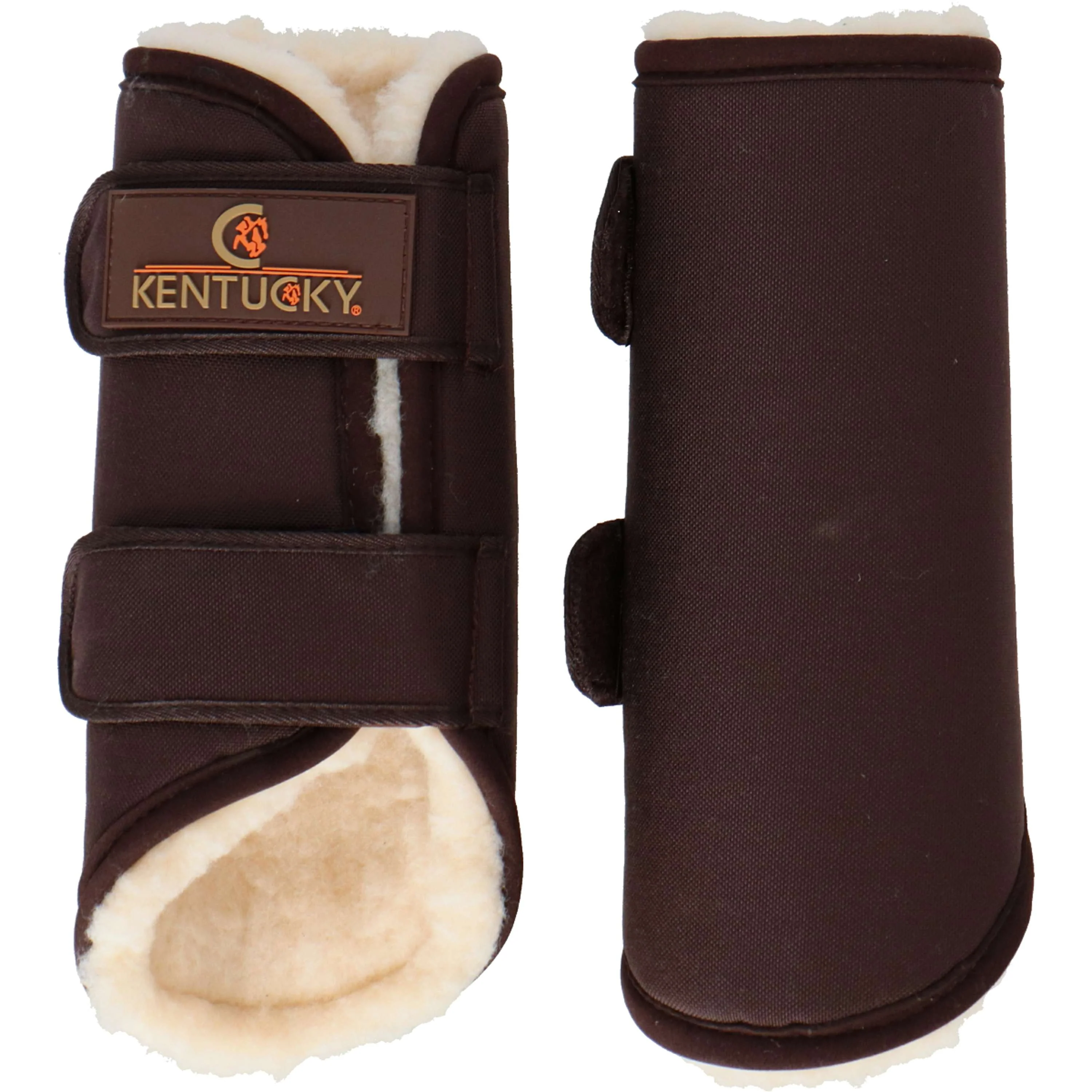Kentucky Turnout Boots Solimbra Jambes Avant Marron - Image 2