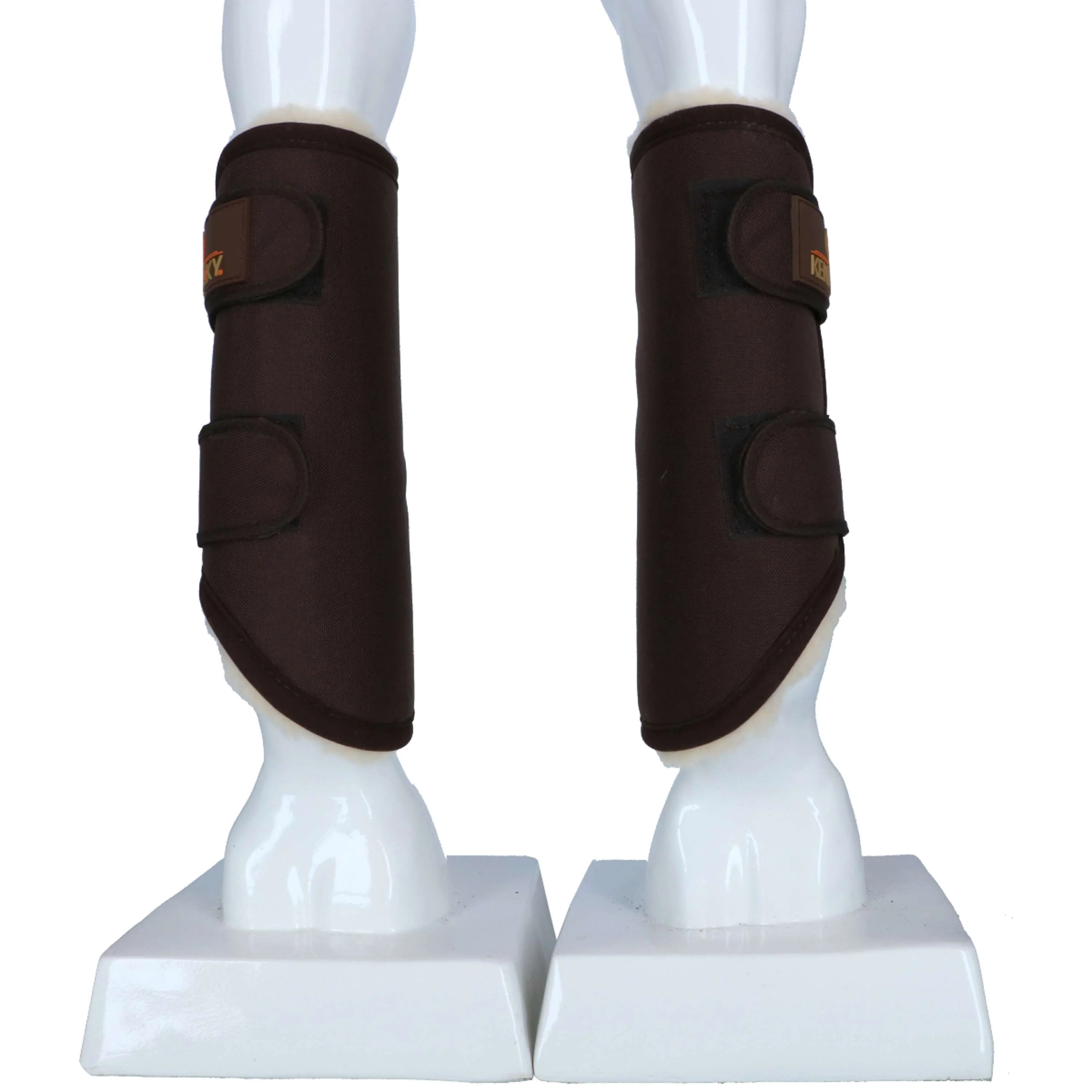 Kentucky Turnout Boots Solimbra Jambes Avant Marron - Image 4