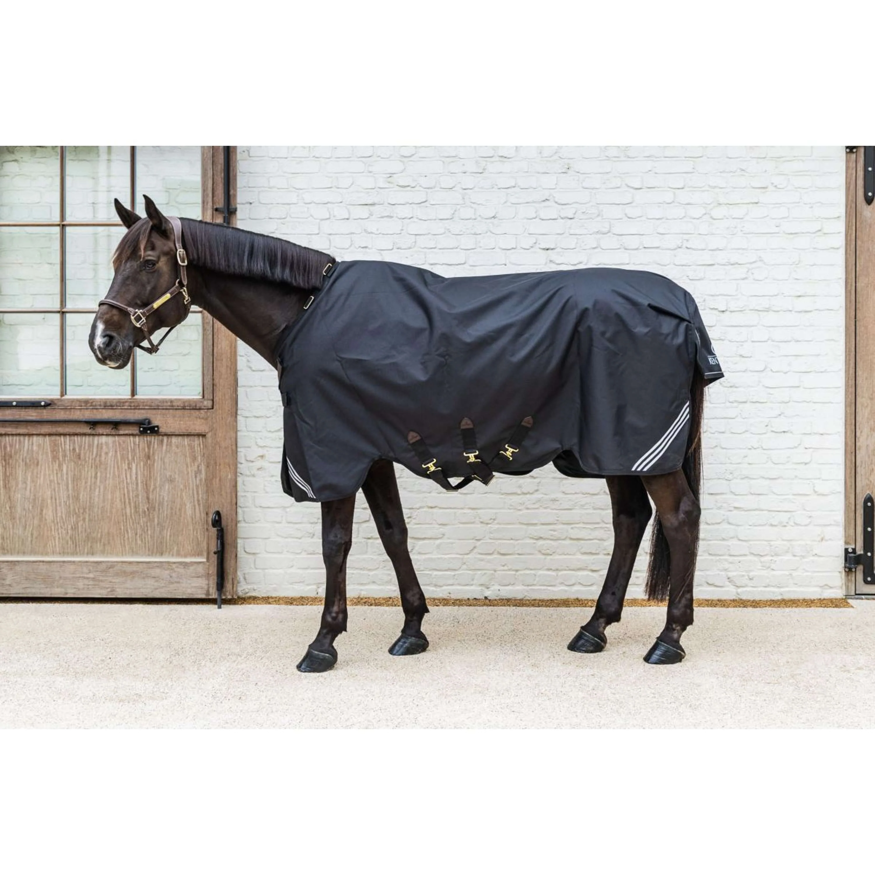 Kentucky Turnout Rug All Weather Comfort Waterproof 100g Noir - Image 2