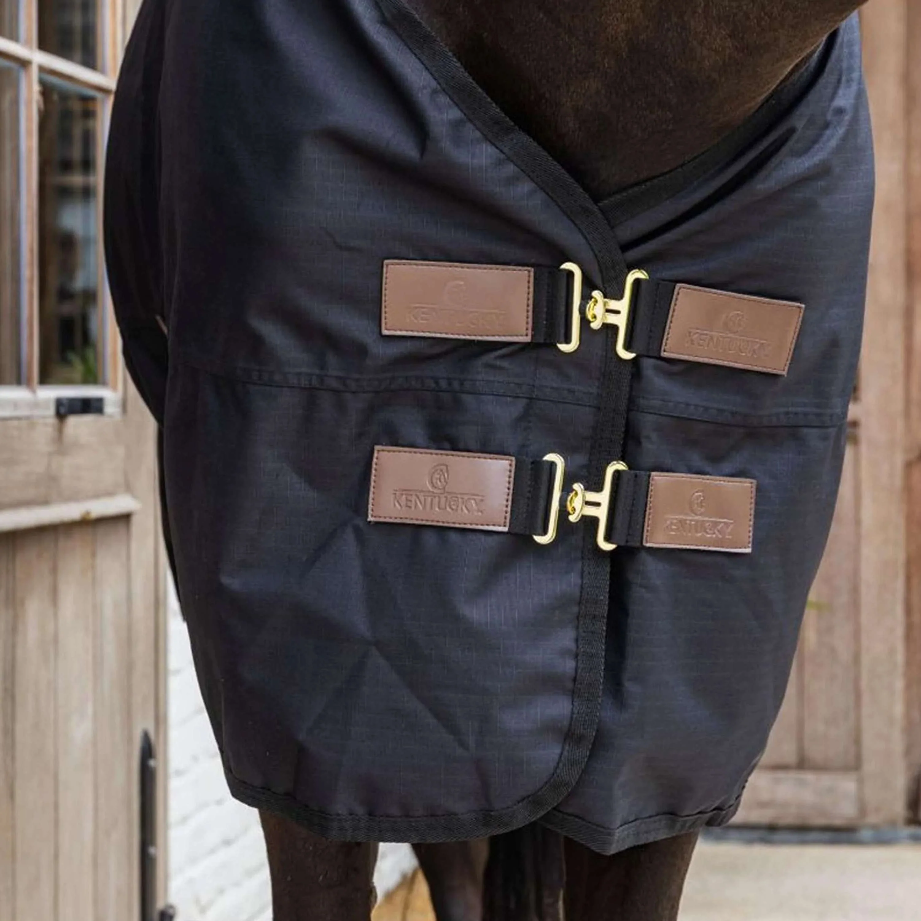 Kentucky Turnout Rug All Weather Waterproof Classic 0g Noir - Image 2