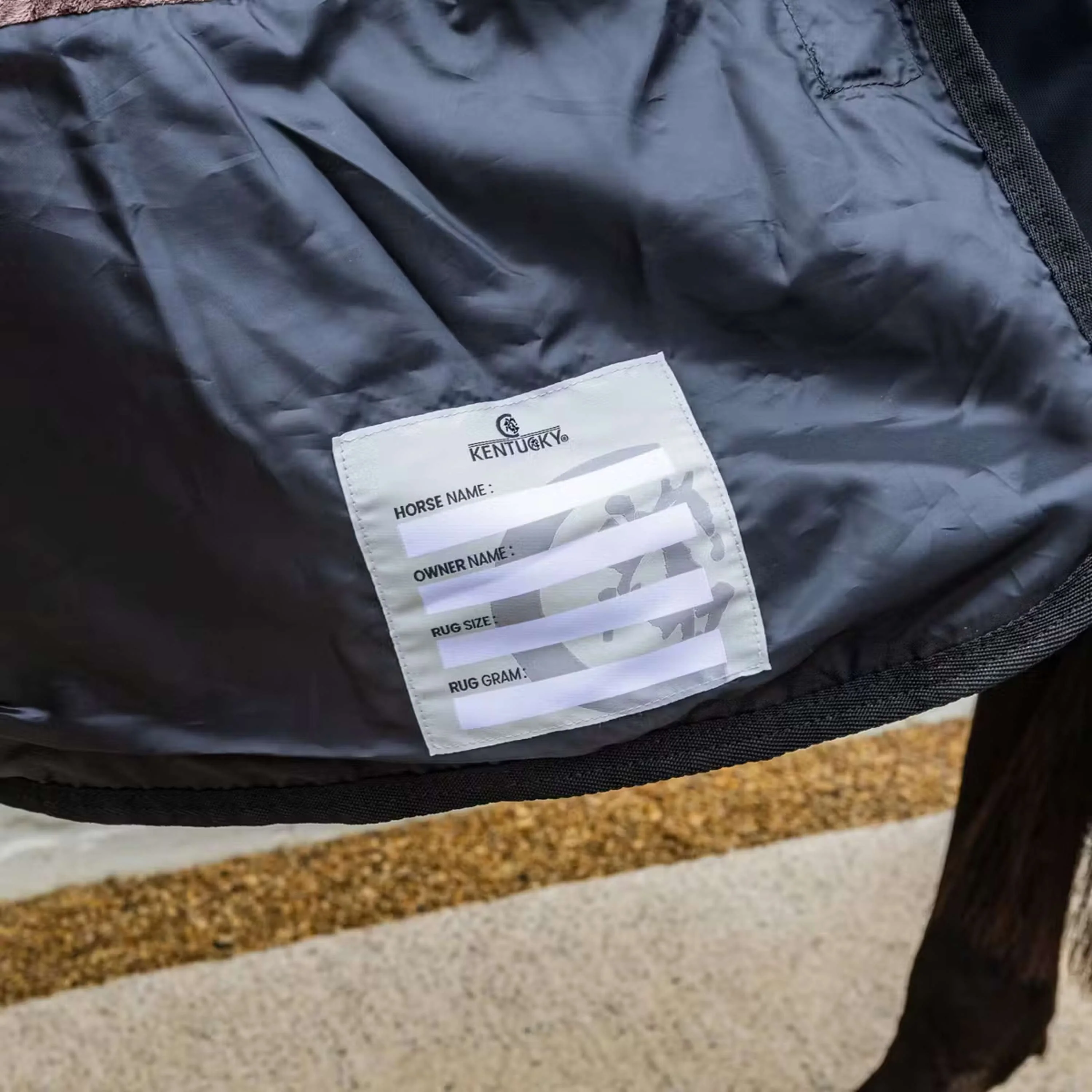 Kentucky Turnout Rug All Weather Waterproof Pro 0g Noir - Image 6