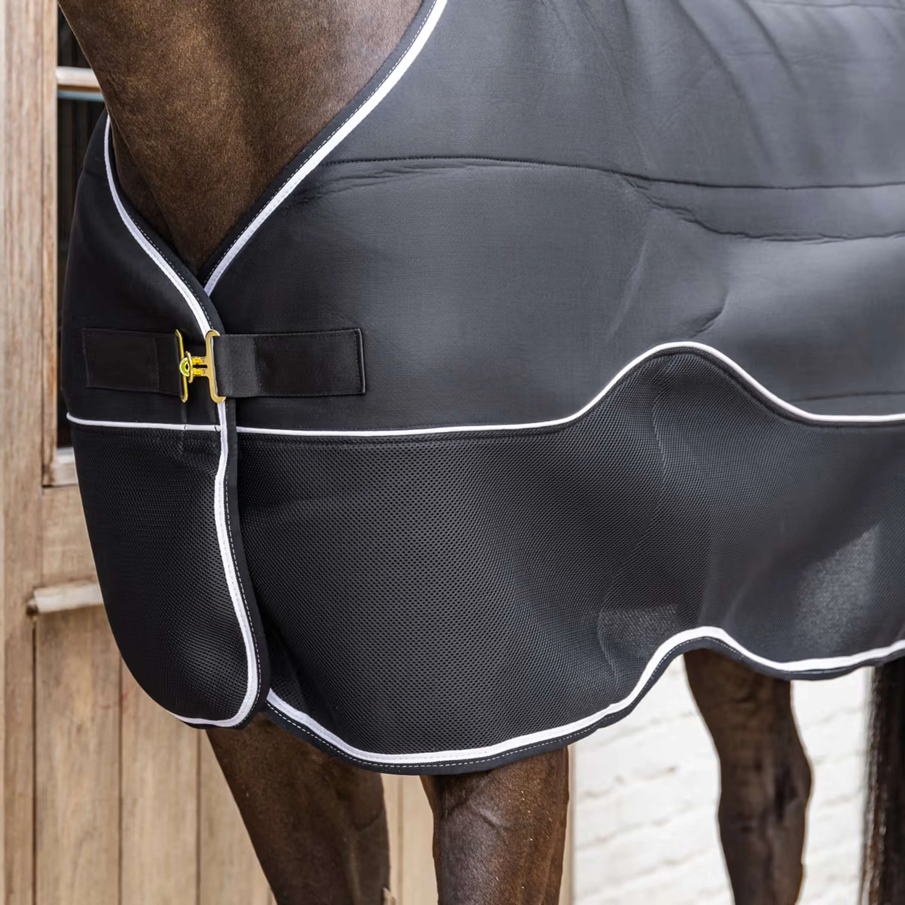 Kentucky Turnout Rug Comfort 3D Fleece Liner Noir - Image 2