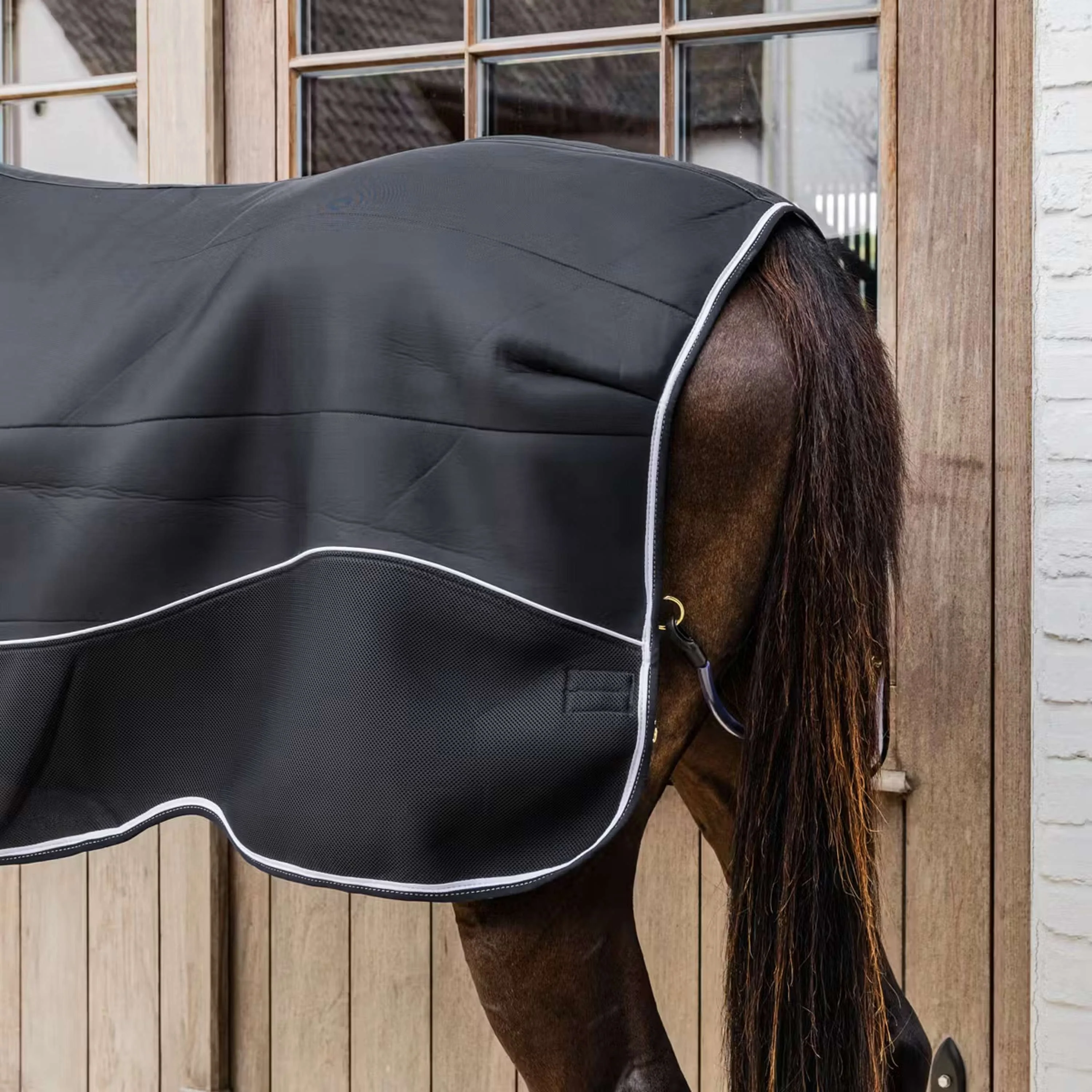 Kentucky Turnout Rug Comfort 3D Fleece Liner Noir - Image 5