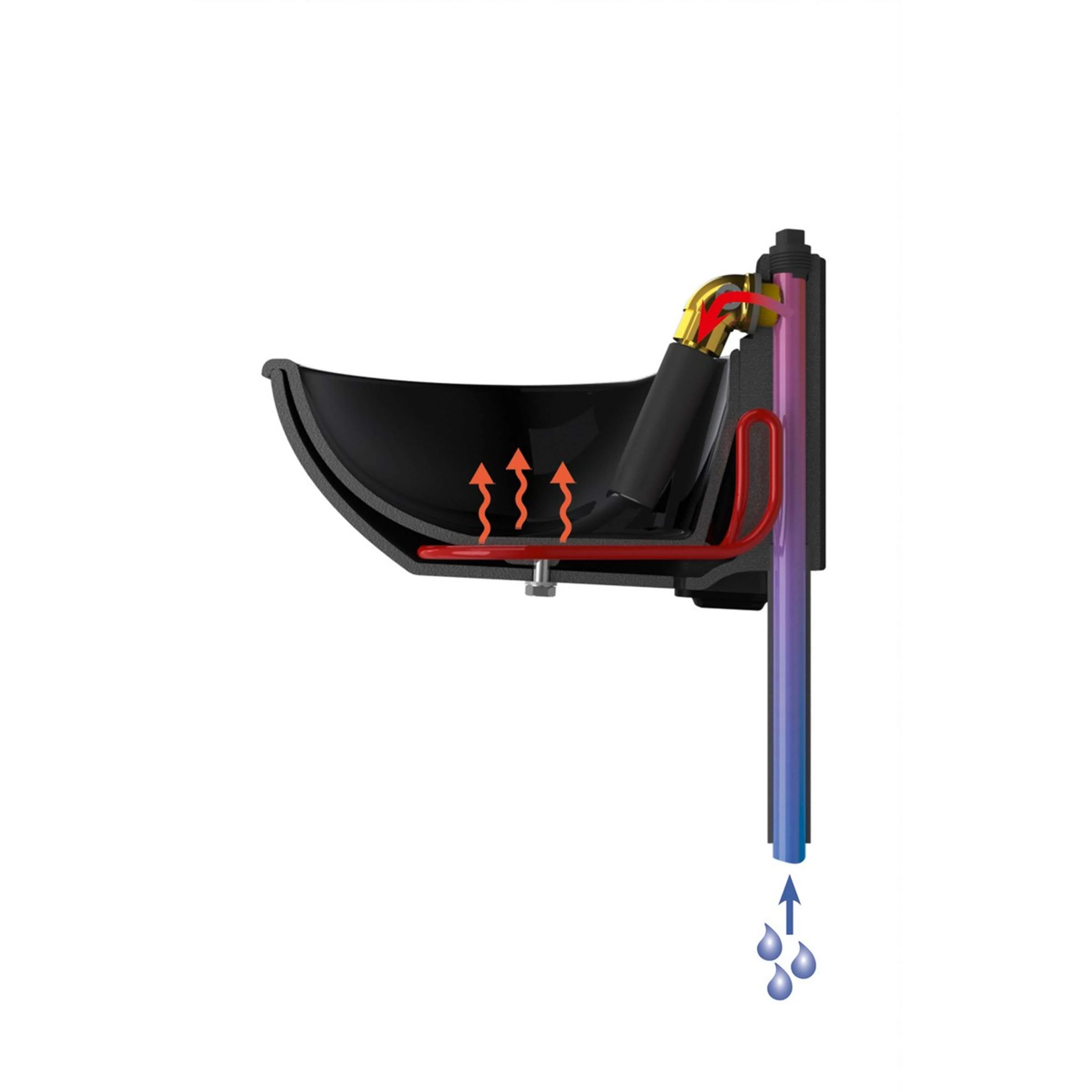 Kerbl Abreuvoir Chauffable Émaillé H10, 24V, 80Watt - Image 7