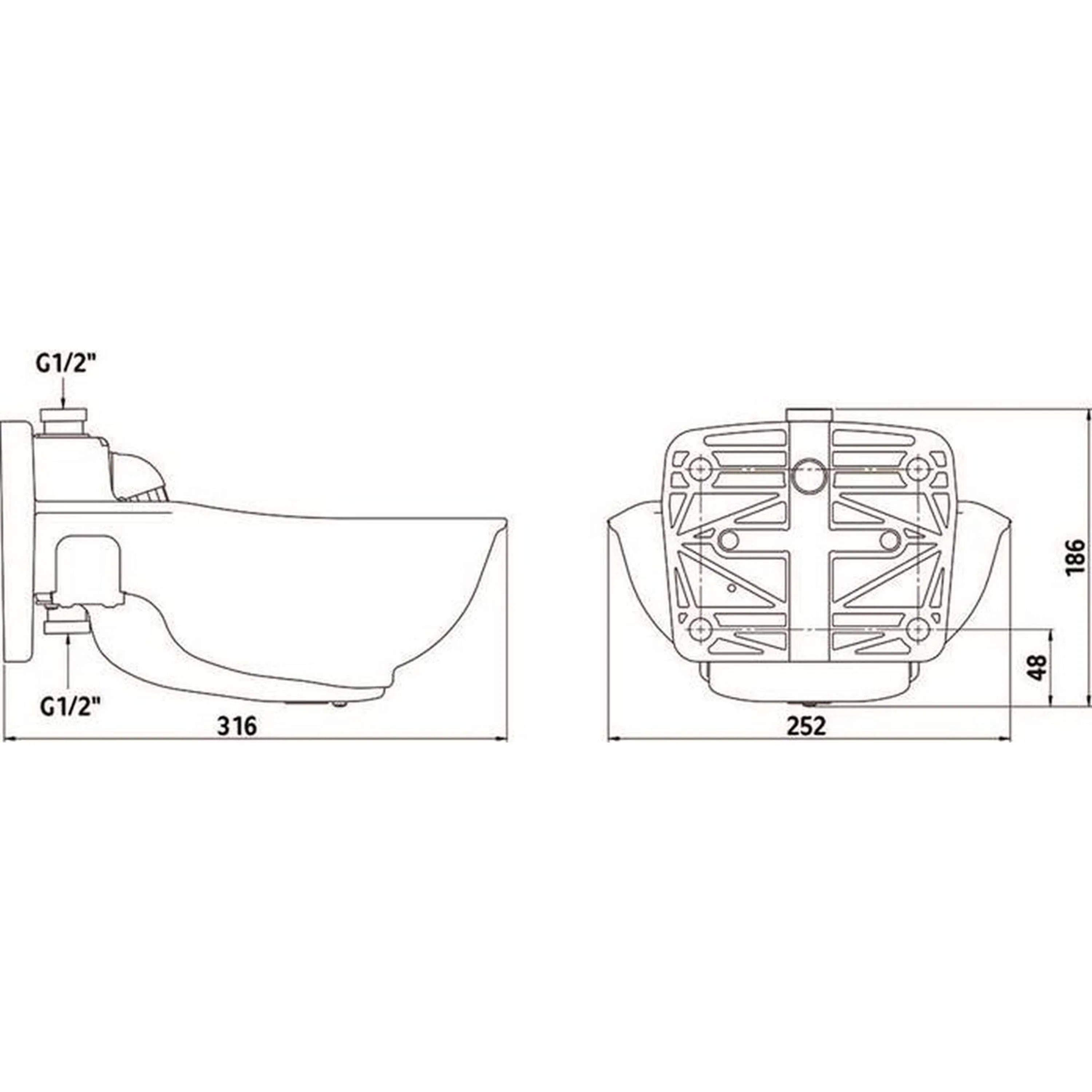 Kerbl Abreuvoir HP20 Chauffé plastique 24V avec Tube de Chauffage - Image 3