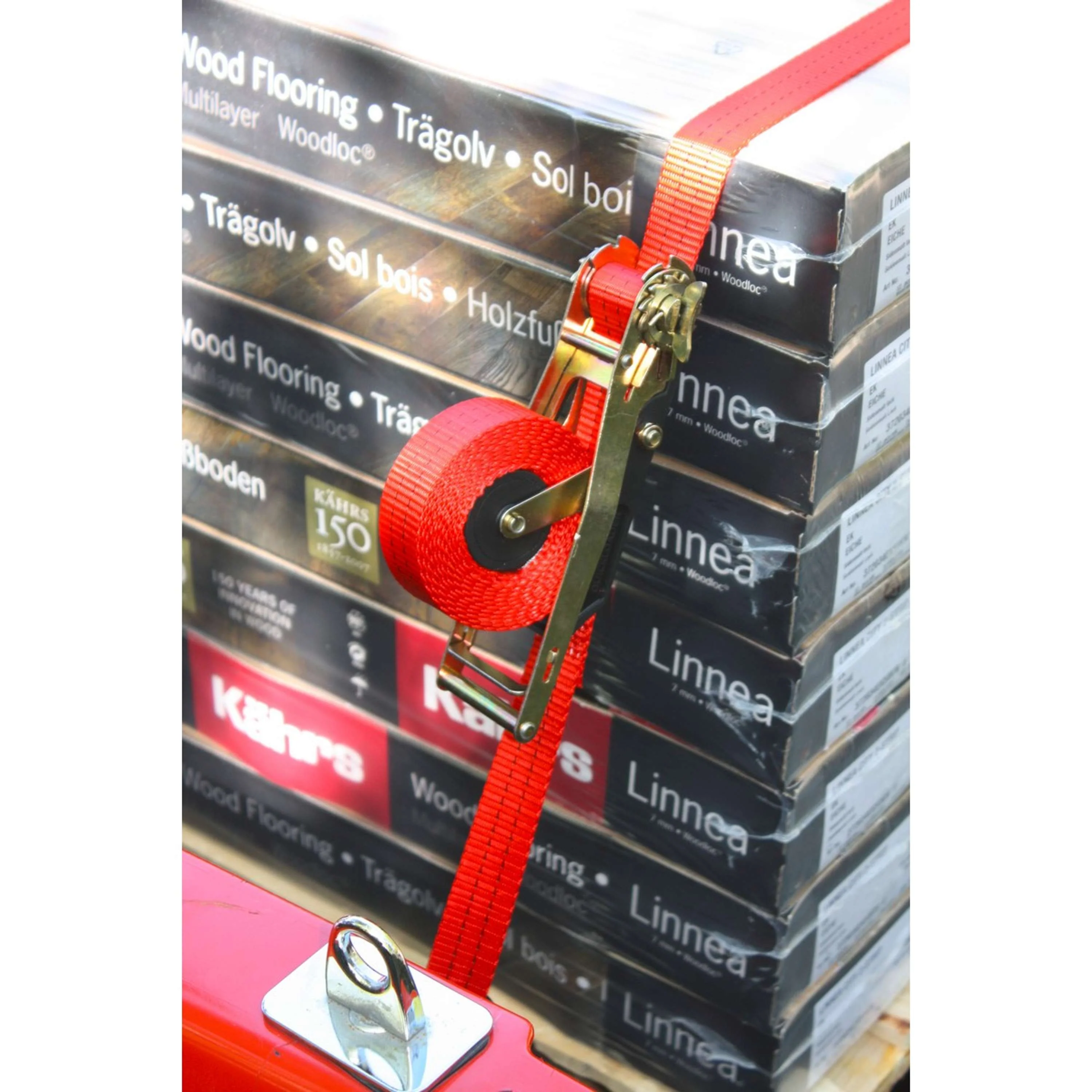 Kerbl Automatic lashing strap Quickloader D-Ring Orange - Image 4