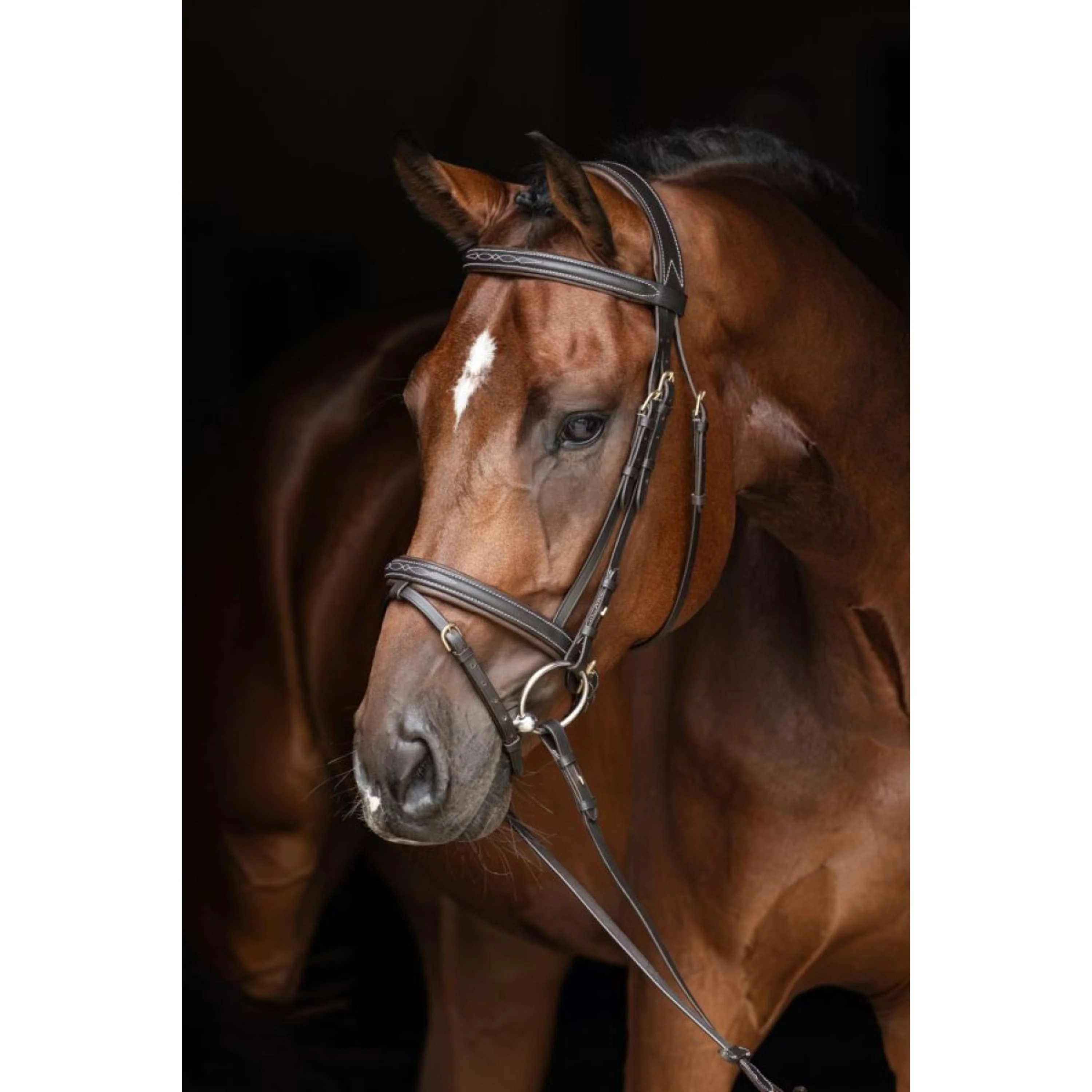 Kerbl Bridon classique en cuir Marron classique - Image 2