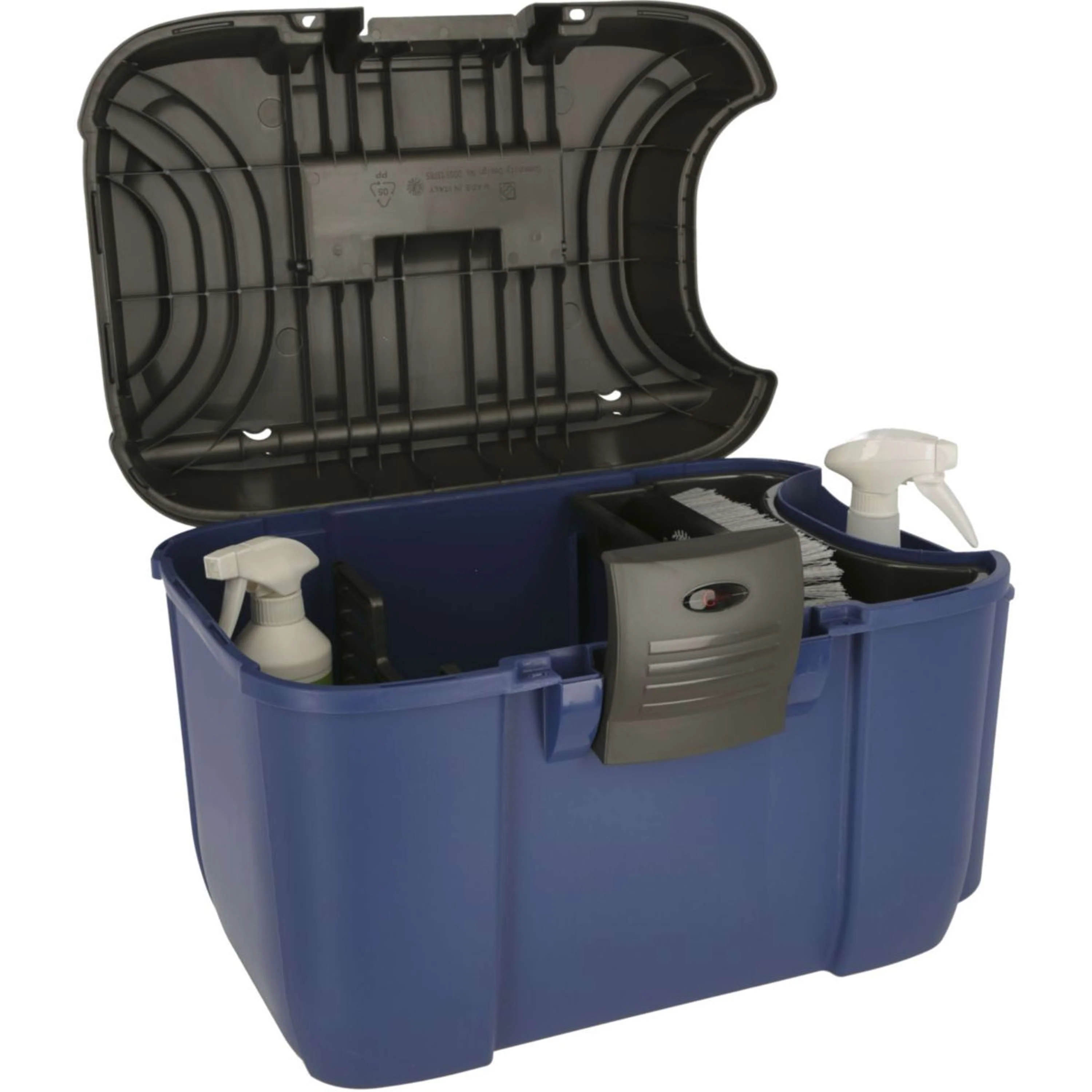 Kerbl Caisse de Pansage Jumbo Insert amovible Bleu/Noir - Image 3