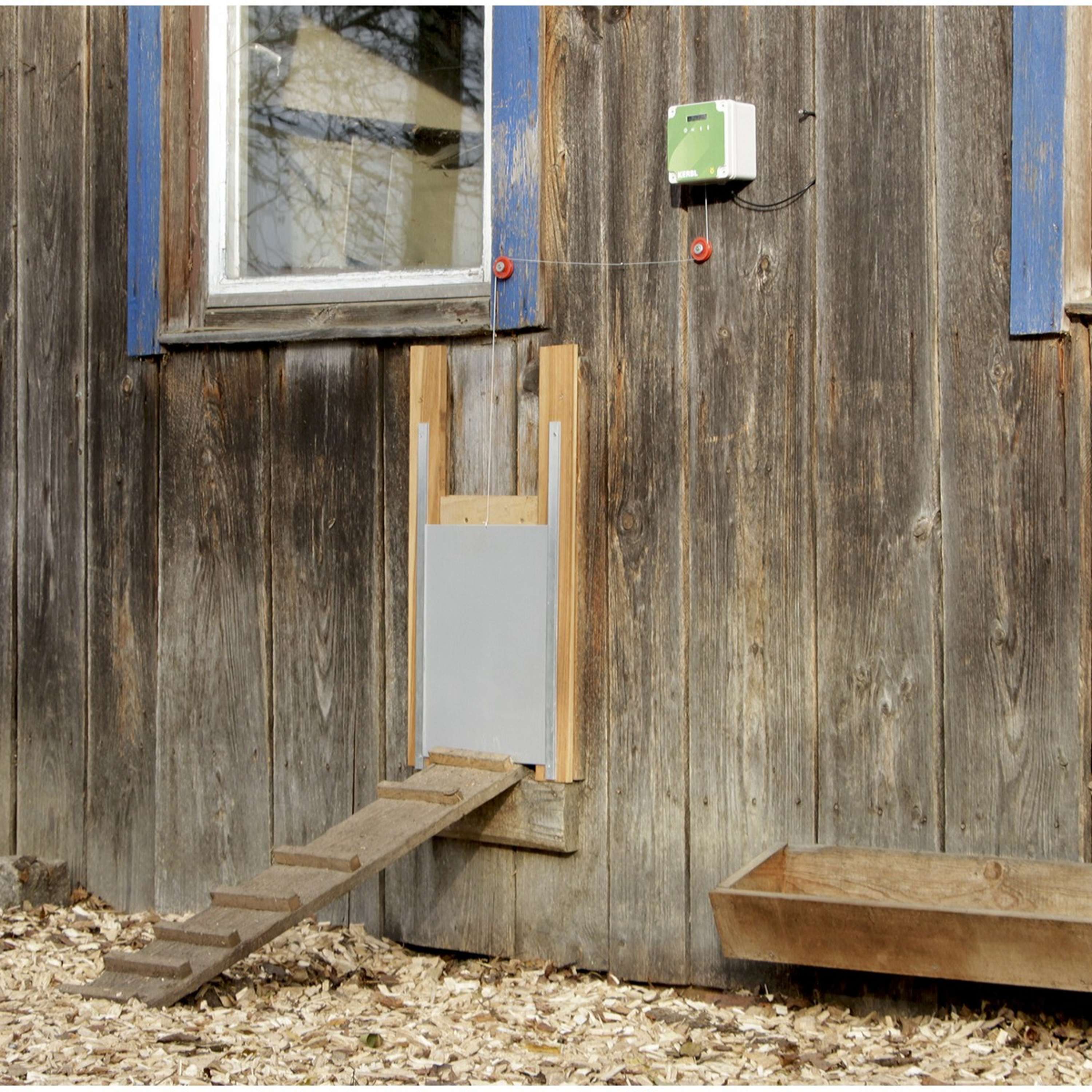 Kerbl Contrôleur Automatique Porte de poulet Gris/Vert - Image 3