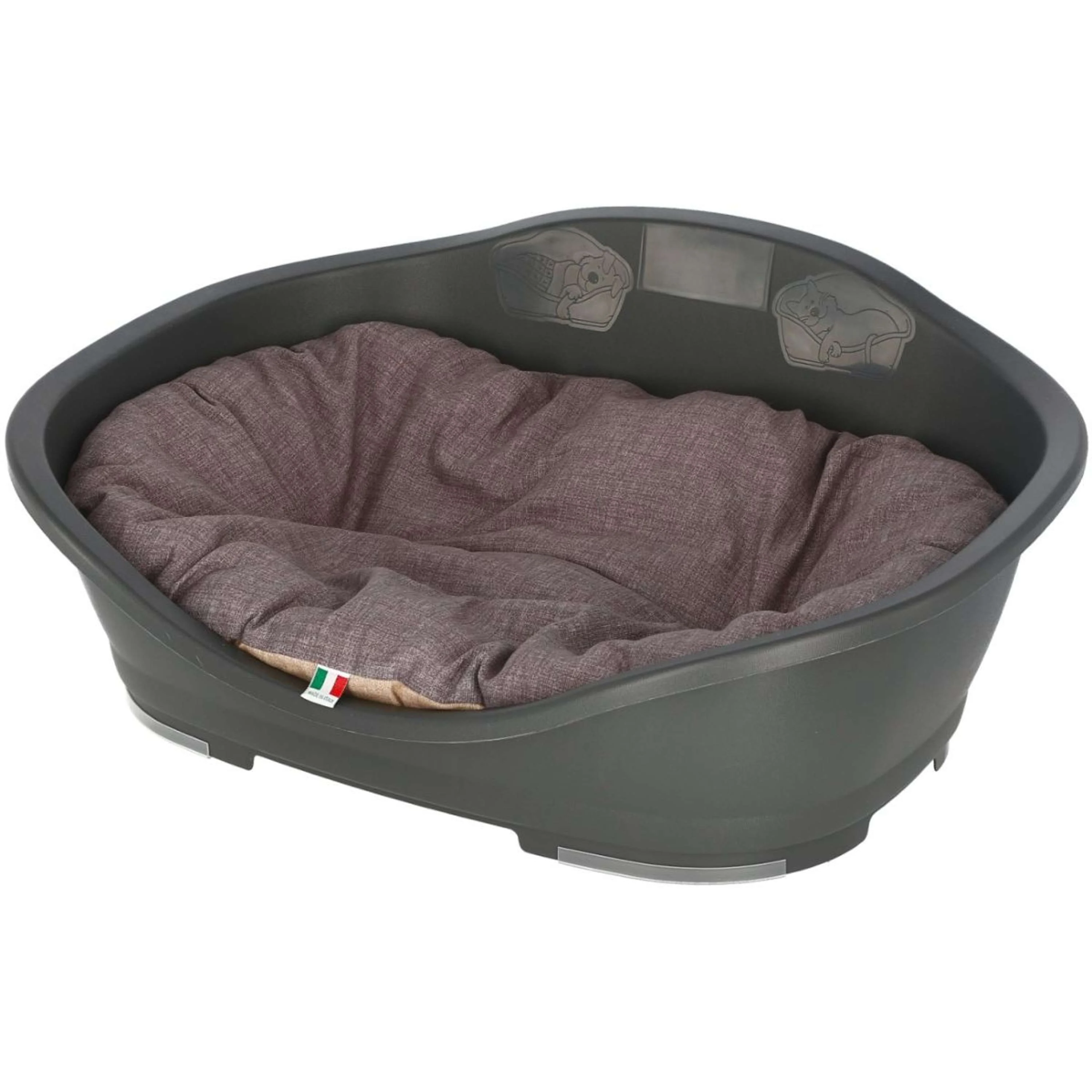 Kerbl Coussin pour Chien Loneta Maaron/Gris - Image 5