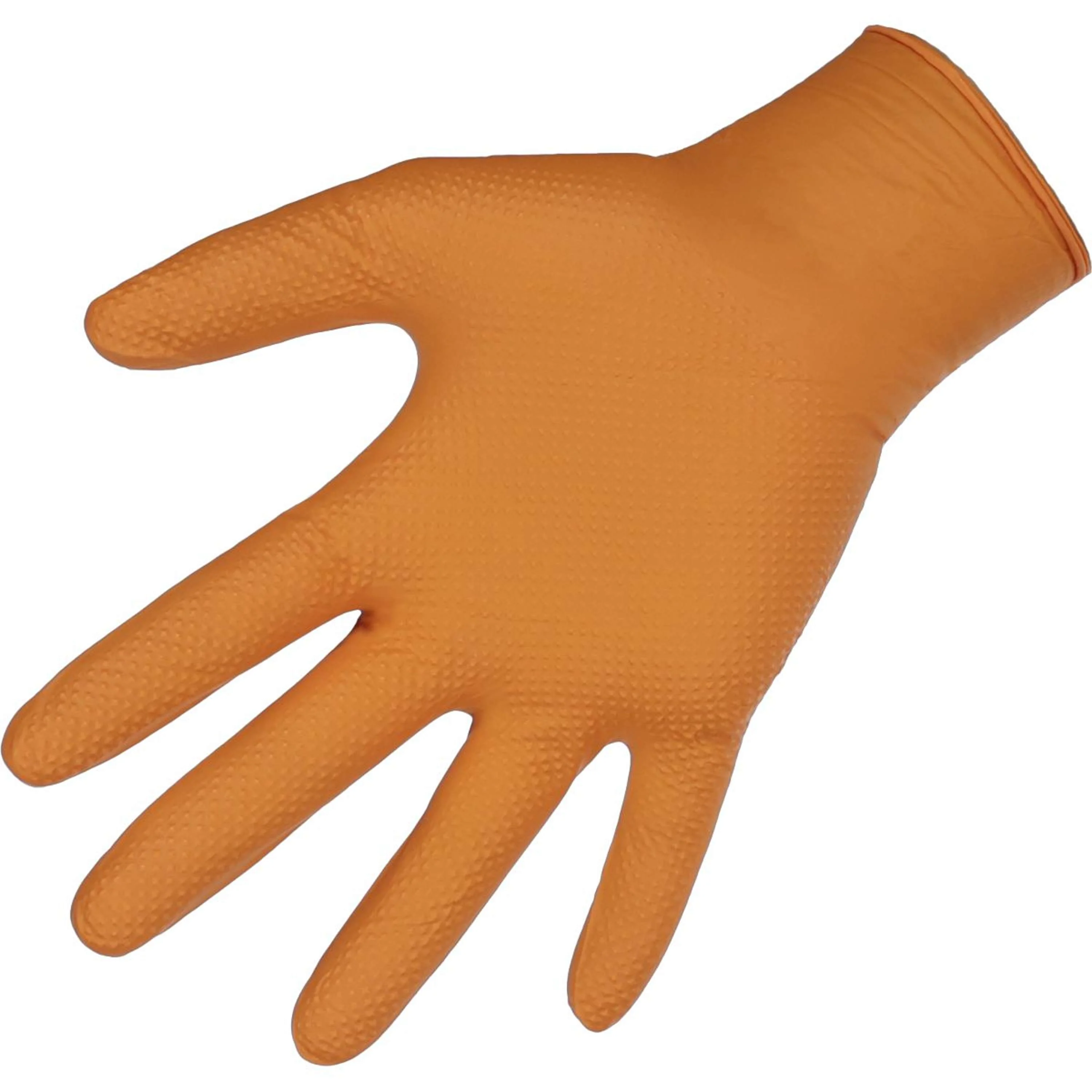 Kerbl Gant à Usage Unique Nitril X-Grip 50 Pièces Orange - Image 2