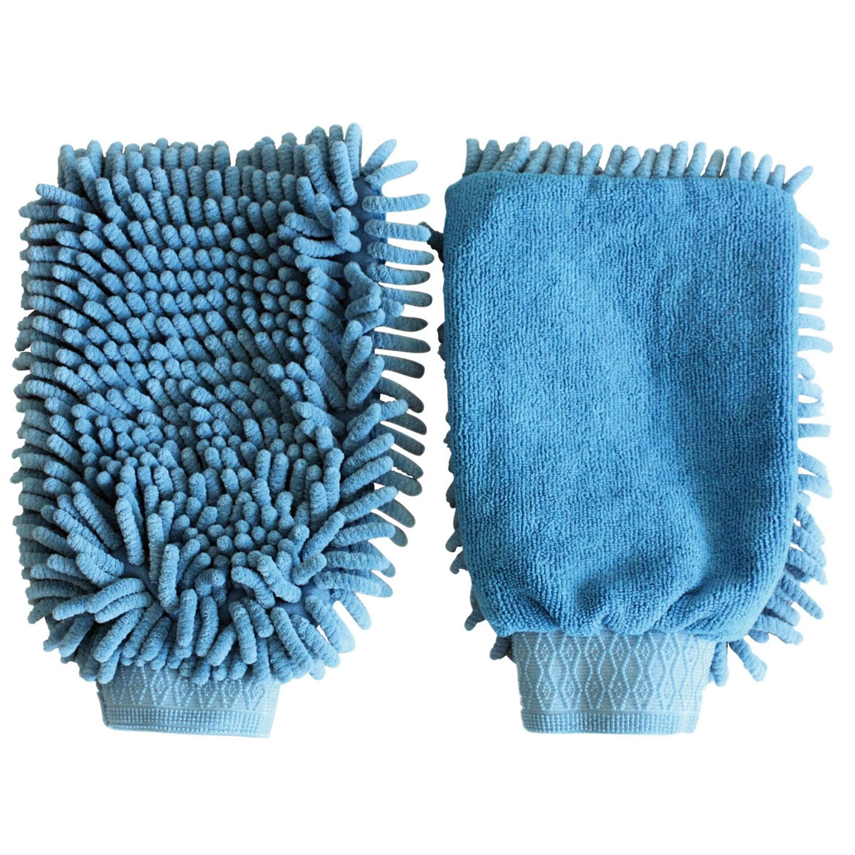 Kerbl Gant de Lustrage Microfibre Bleu - Image 2