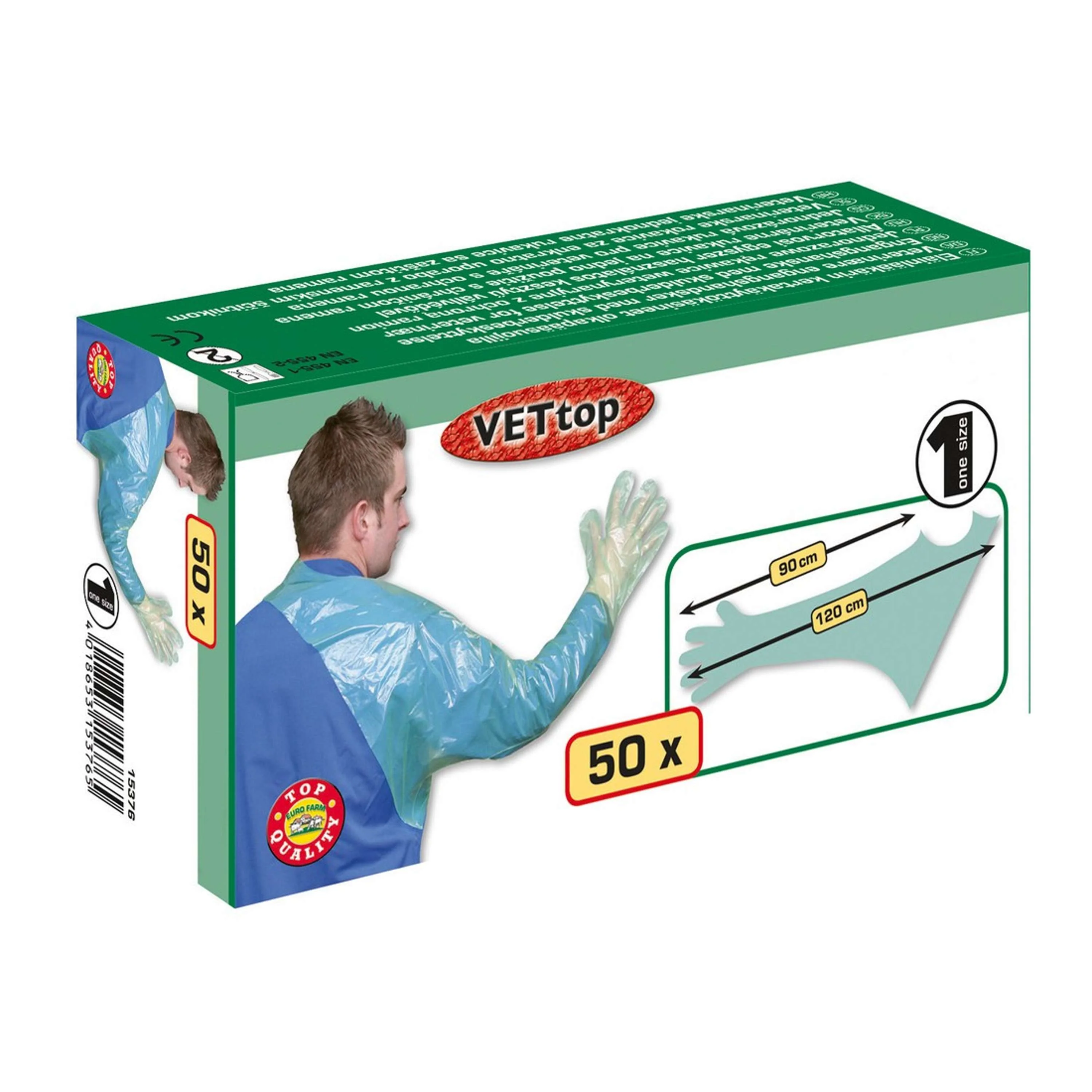 Kerbl Gant de Vêlage 120cm 50 pièces Vert - Image 4