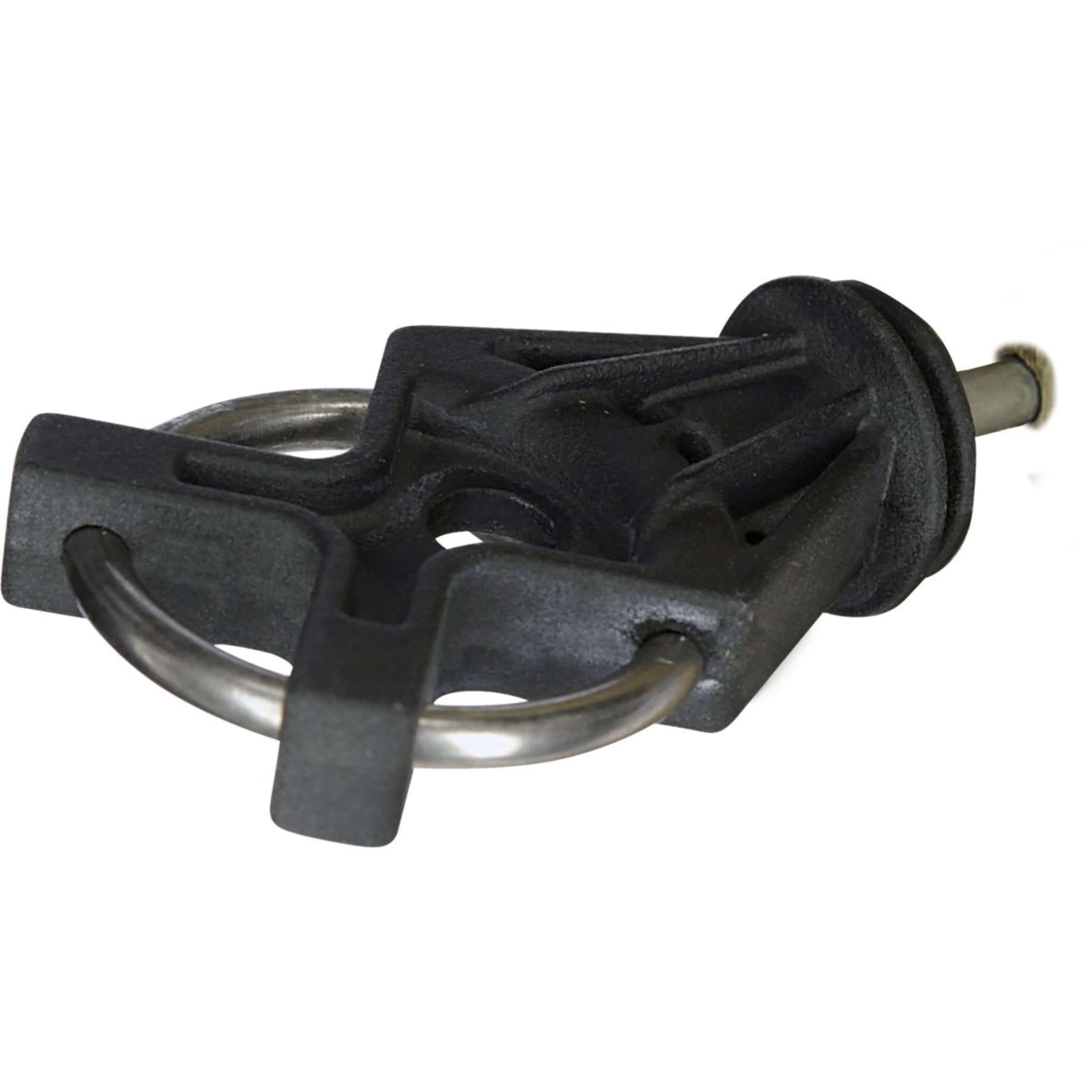 Kerbl Isolateur de Porte X³ Galvanisé 6 Pièces Noir - Image 3