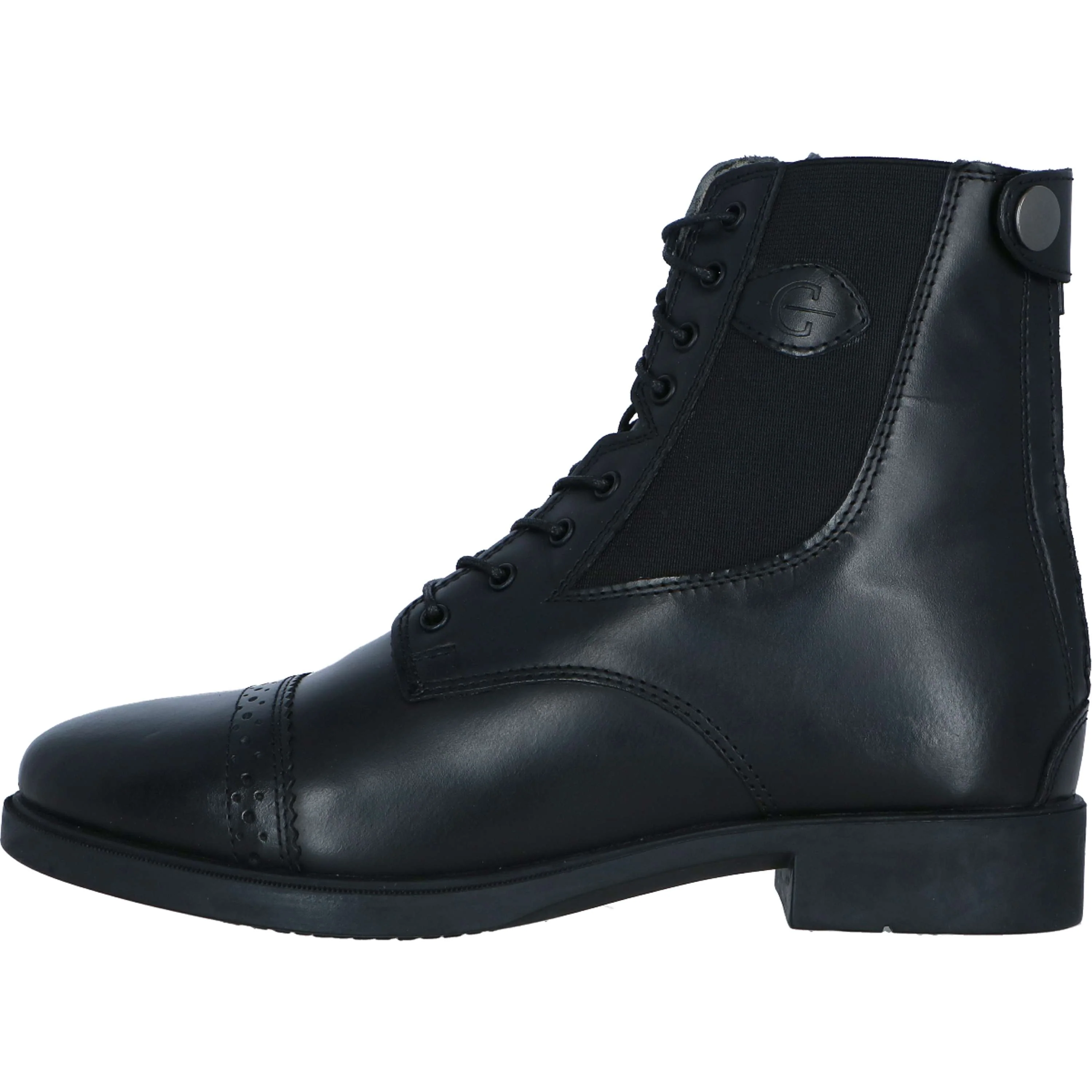 Kerbl Jodhpurs Monaco Lacets Lisse Cuir Noir - Image 2