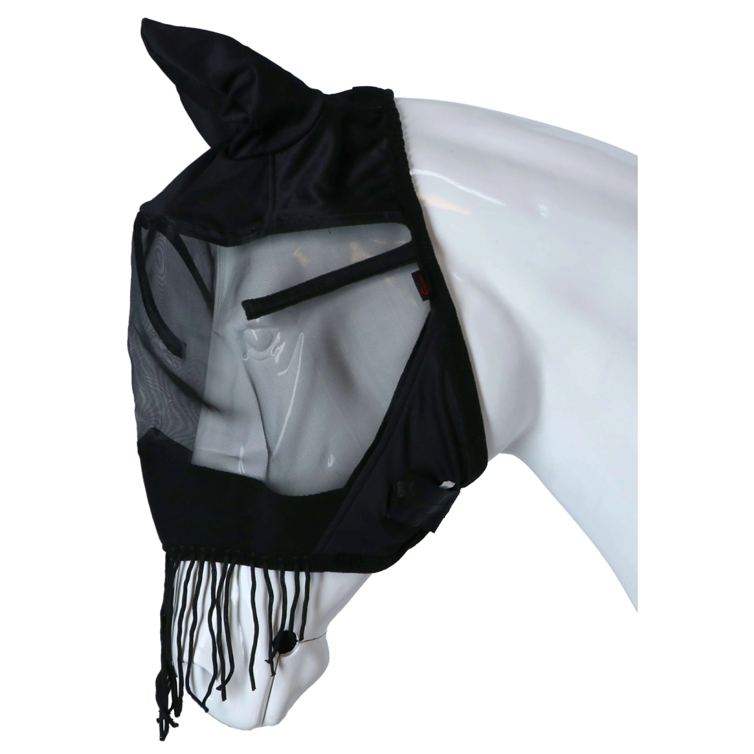 Kerbl Masque anti-mouches avec oreilles Noir - Image 3