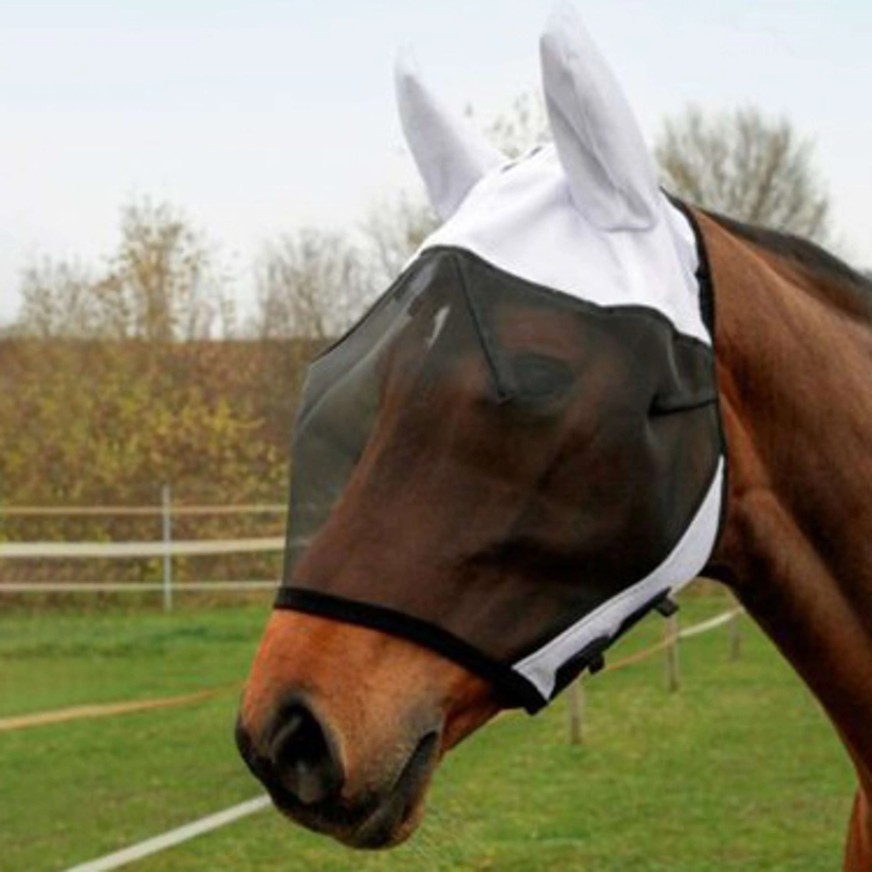 Kerbl Masque Anti-Mouches SuperFly Protection Oreilles Comprise - Image 4